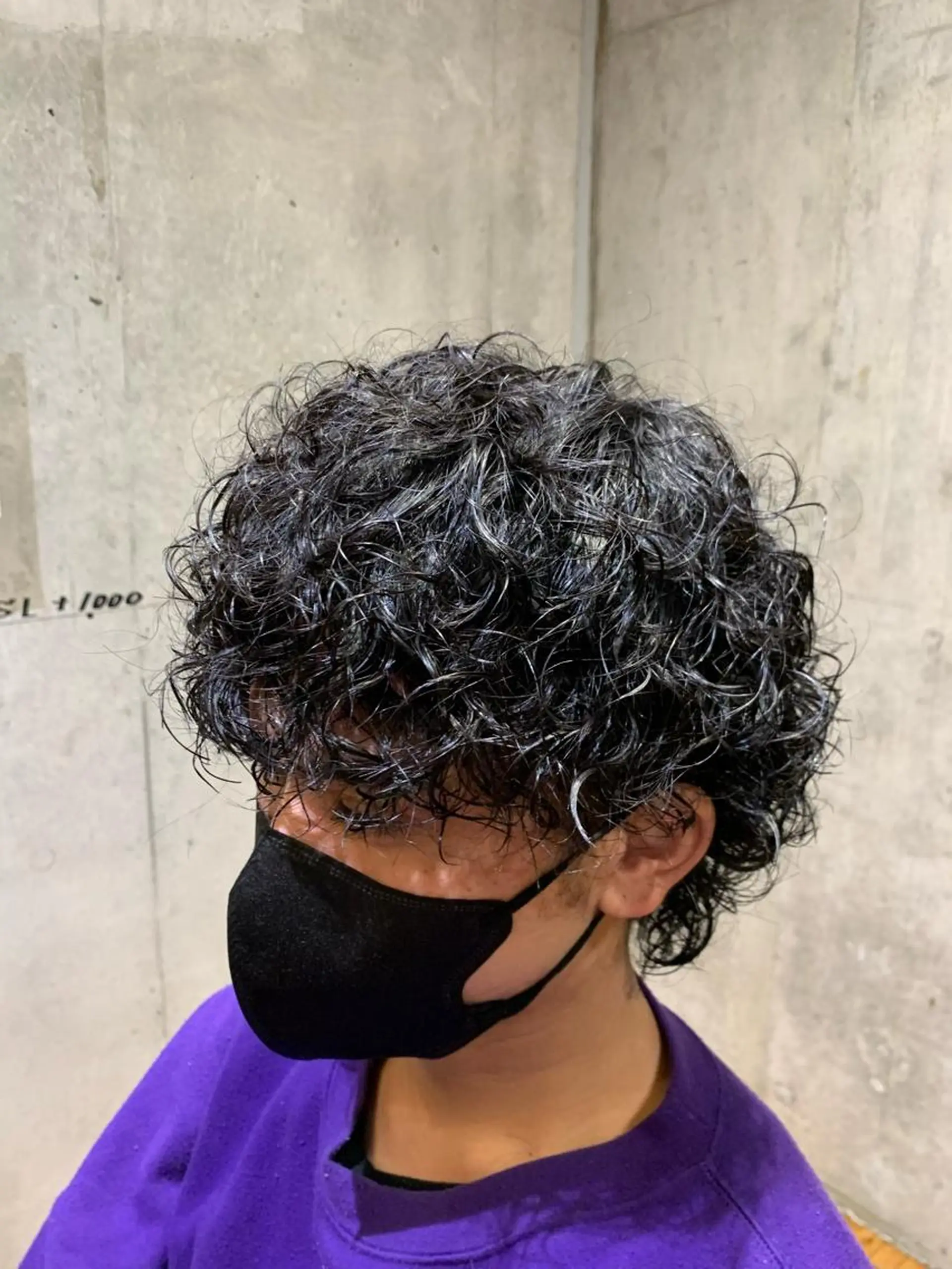 パーマ メンズ 朝ラクパーマ 透明感カラー横山大樹のヘアスタイル