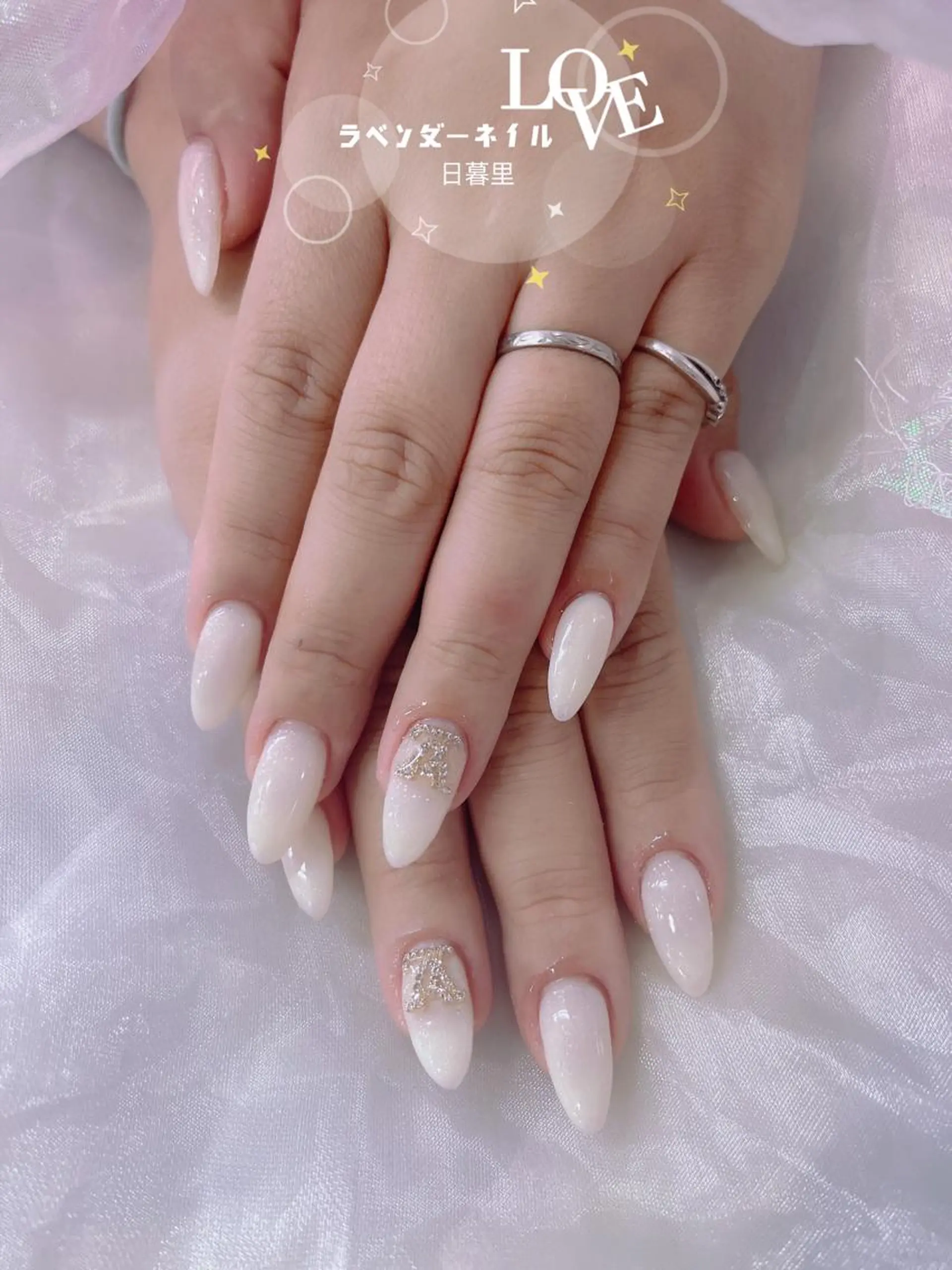 ネイル ラベンダー💖日暮里 ルル💖ネイルのネイルデザイン