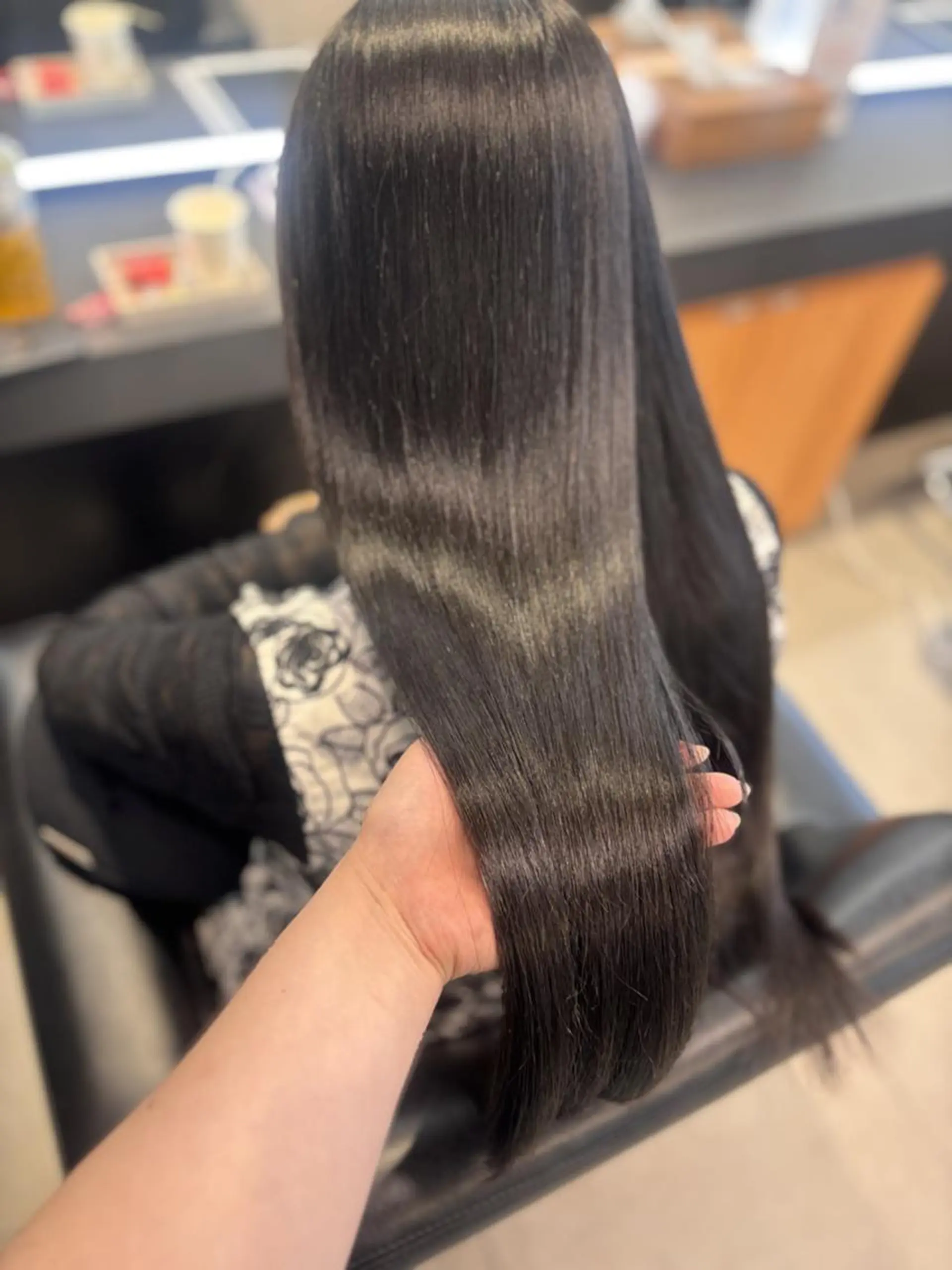 ロング 髪質改善 カット 縮毛矯正 RABU /髪質改善 伏見/ヘアケアサロンのヘアスタイル