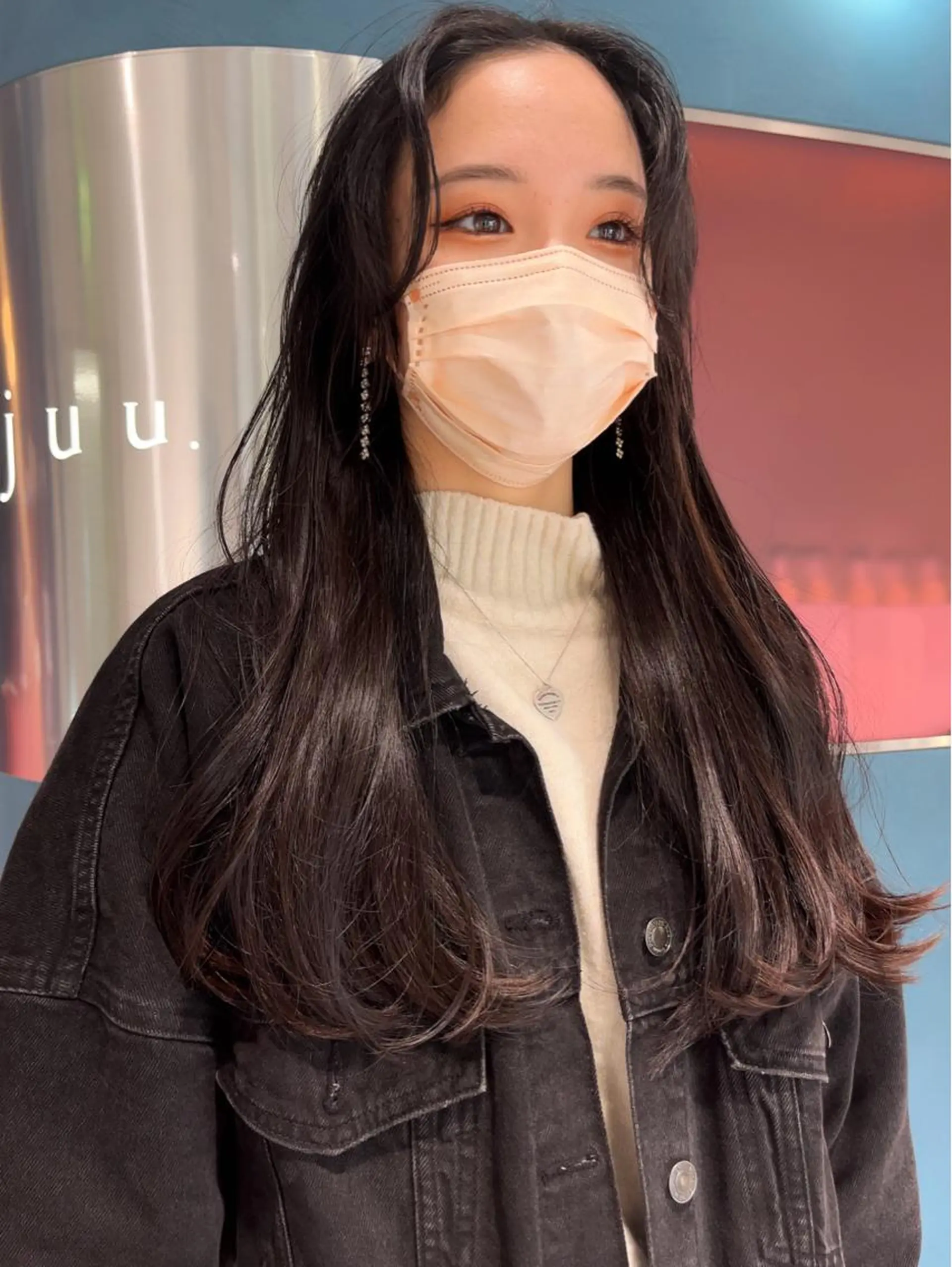 ロング カラー カット fuuka/ ハイトーン/海外ヘアのヘアスタイル