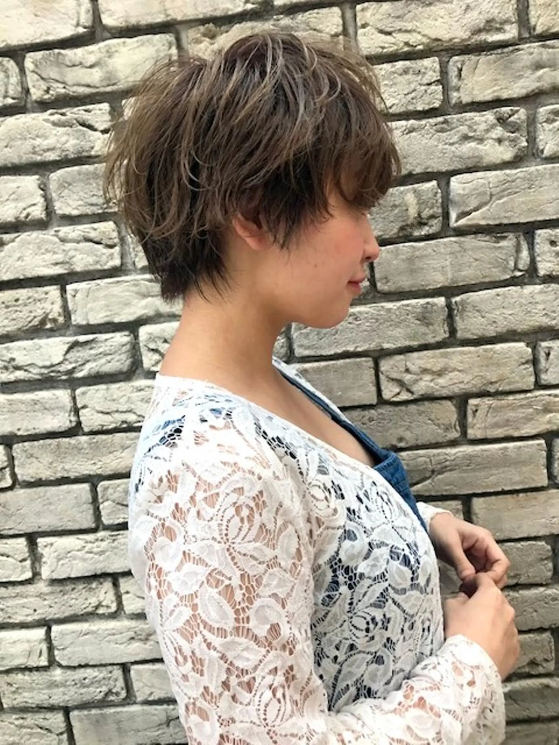 ショート カラー 羽田 ひろむのヘアスタイル