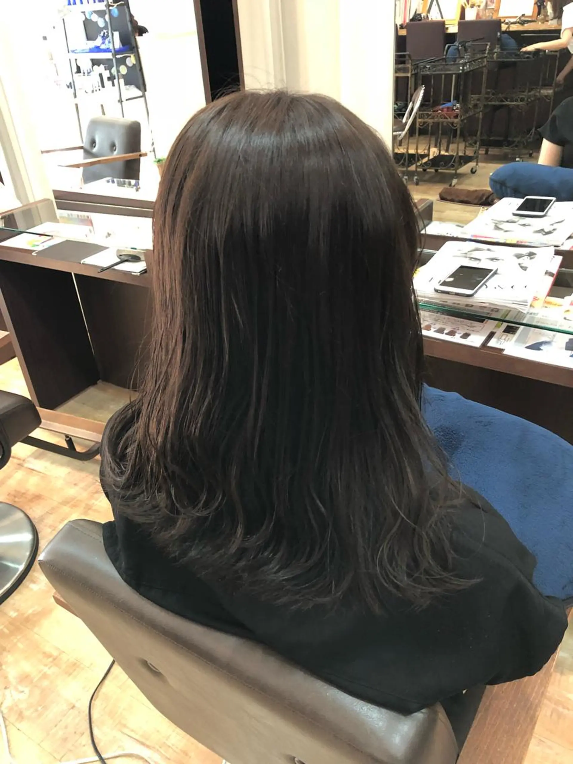 ロング カラー 【寺田町】ソリハシ アキラのヘアスタイル