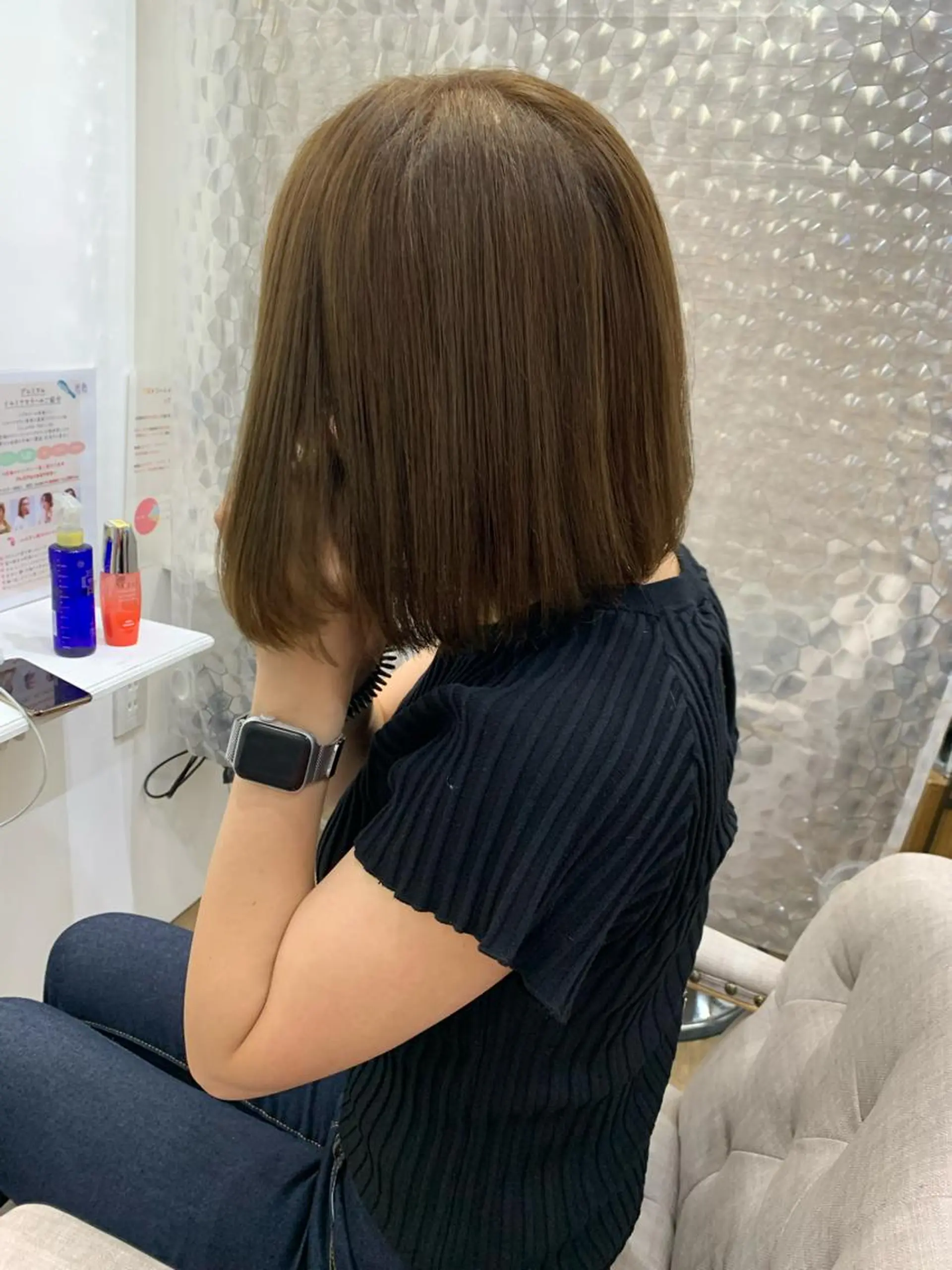 ショート カラー カット ヘアカラー トリートメント salowin梅田所属・レイヤー/顔周り /AKARIのヘアスタイル