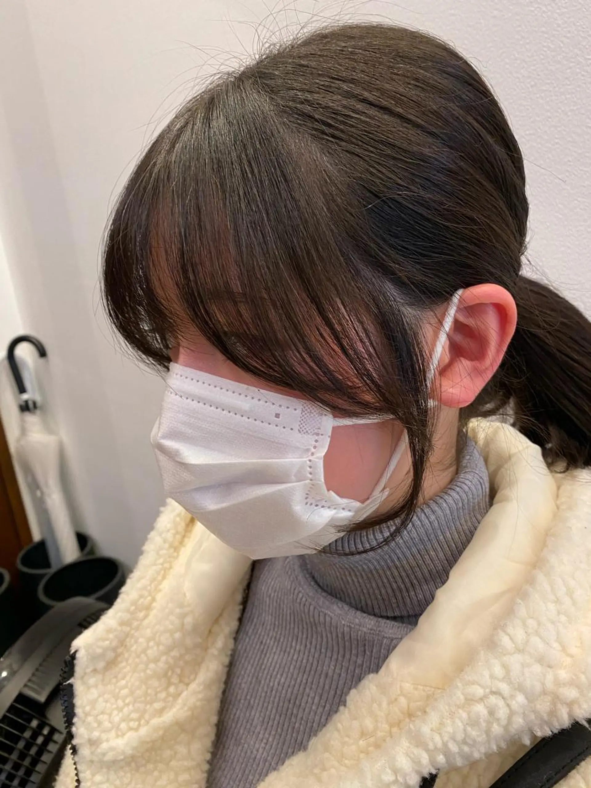 セミロング 顔周りカット カット トリートメント 市川 博紀 店長のヘアスタイル