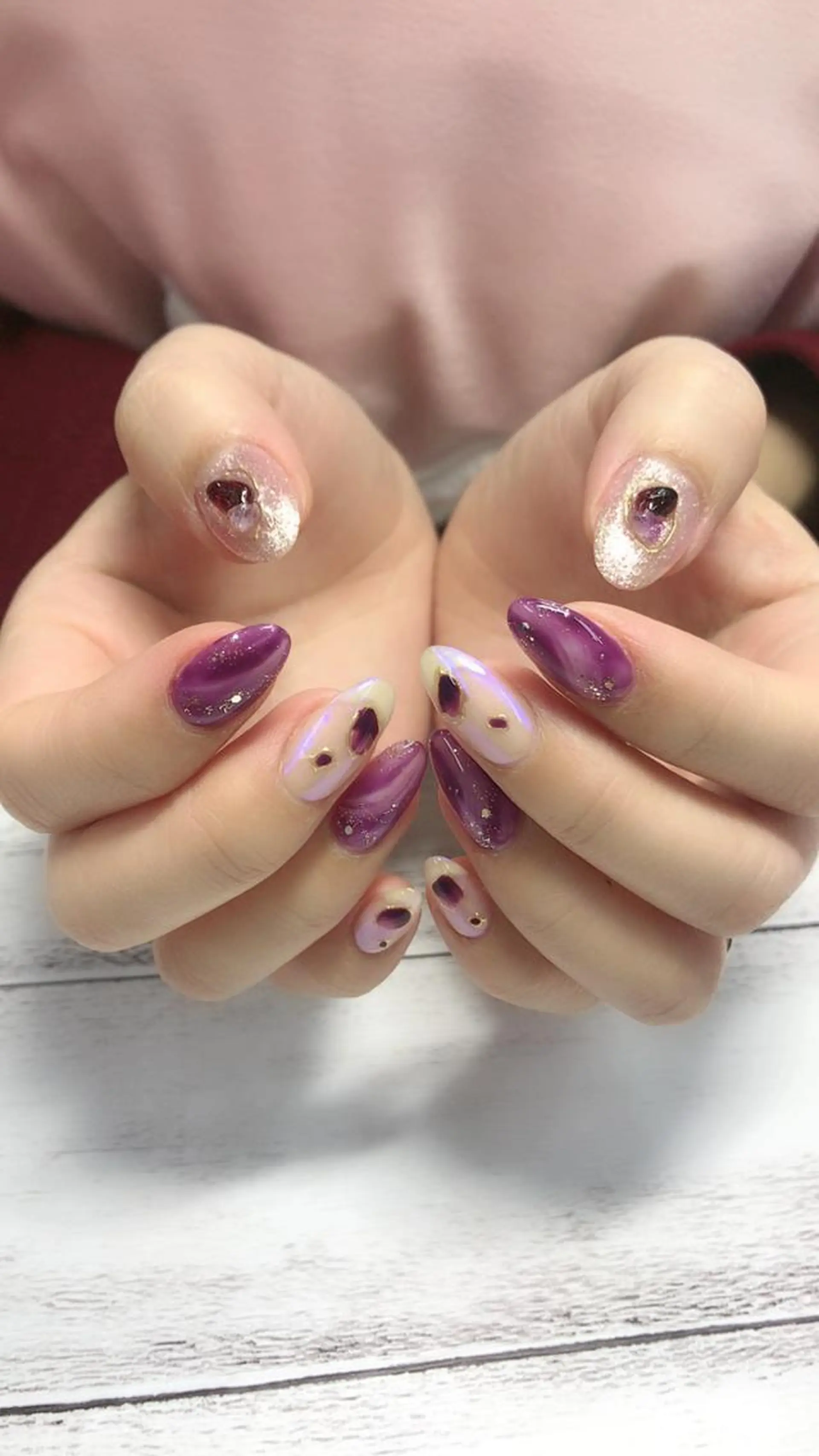 ネイル ハンドネイル リラネイル Aikenのネイルデザイン