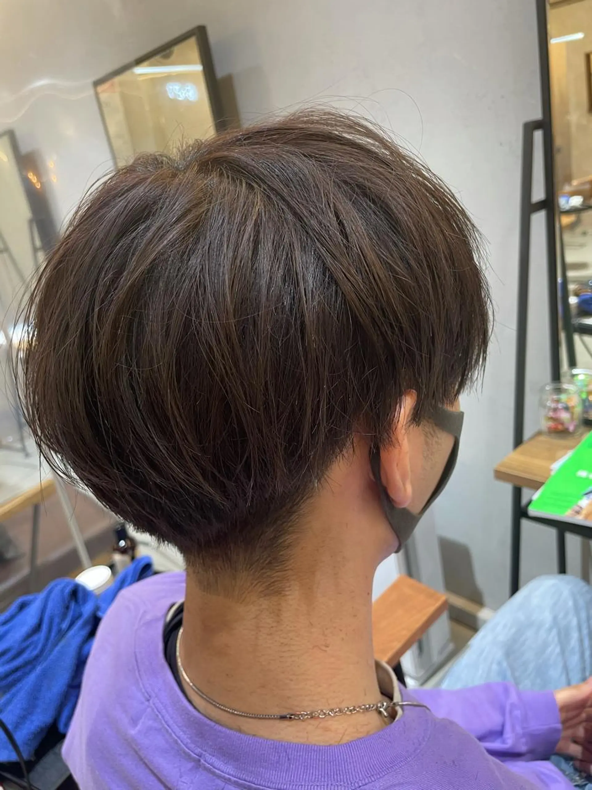 ショート アッシュ アッシュブラウン カット ヘアカラー ♦️モテ髪創作者 SUGA♦️のヘアスタイル