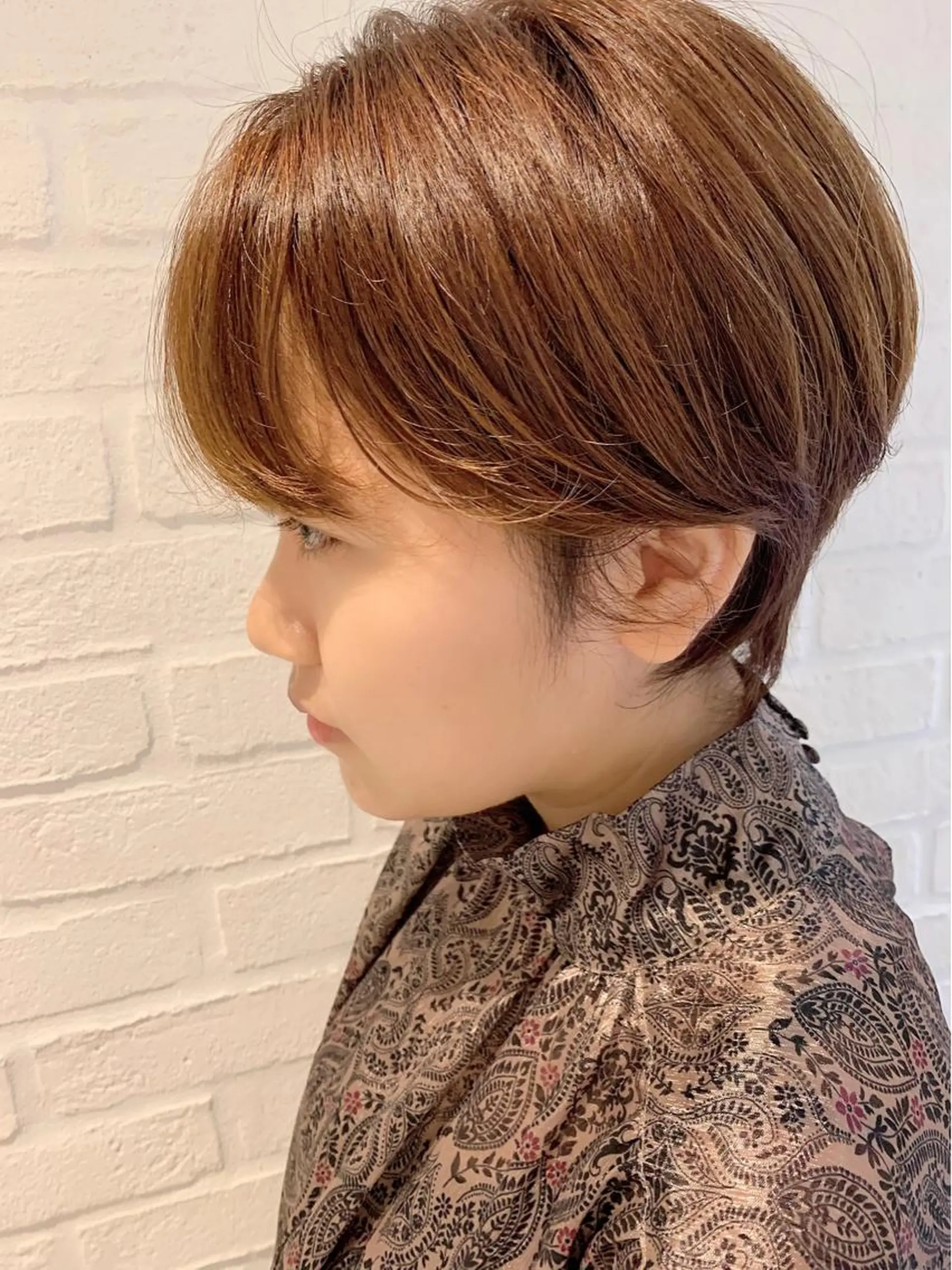 ショート カラー ハイトーンカラー ショートヘア カット ヘアカラー トリートメント 💛丁寧さNo.🥇 🧸片山智裕💛のヘアスタイル