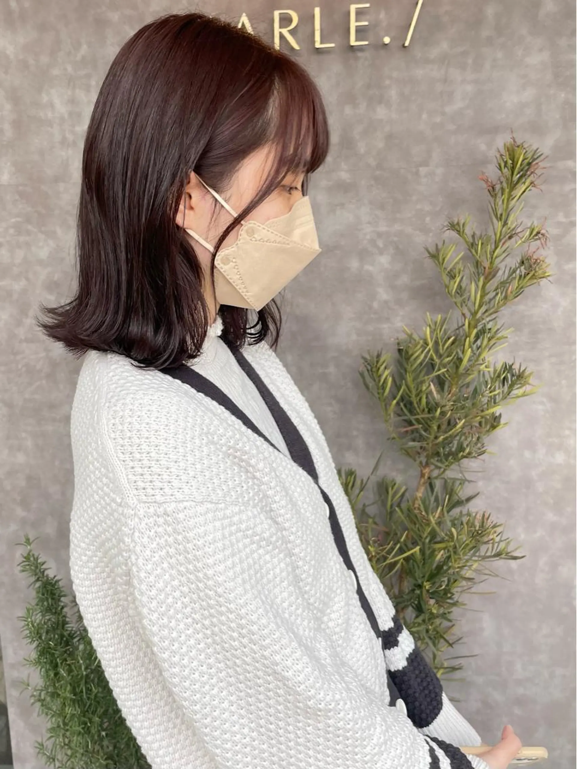 ミディアム 竹田 紀美のヘアスタイル