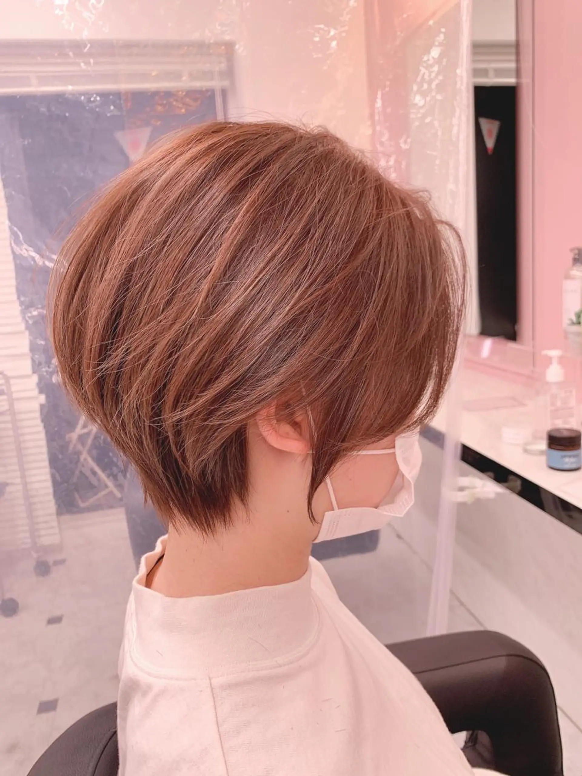 ショート 【赤み消しカラー】 中野浩太のヘアスタイル