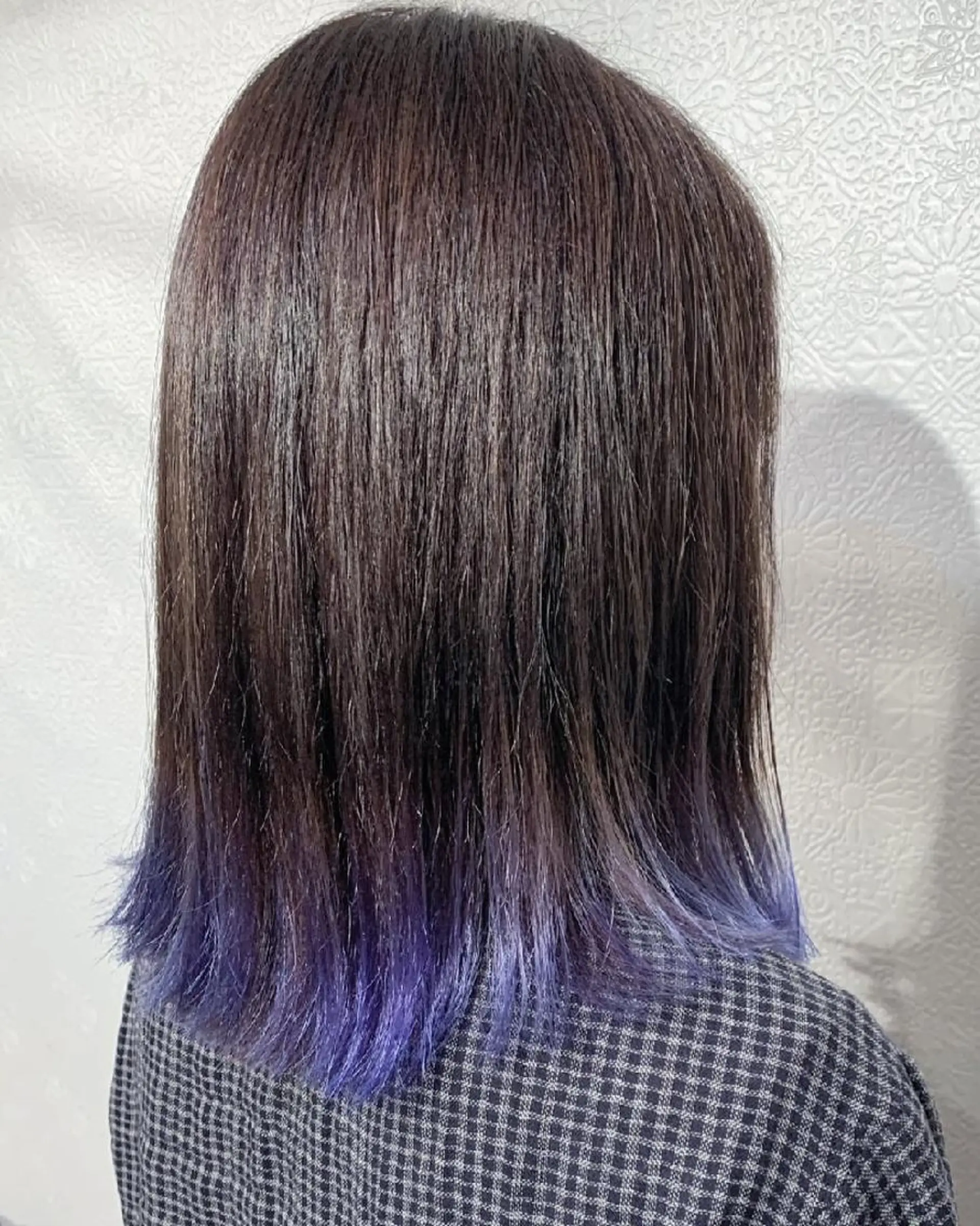 ミディアム カラー しらはま ようこのヘアスタイル