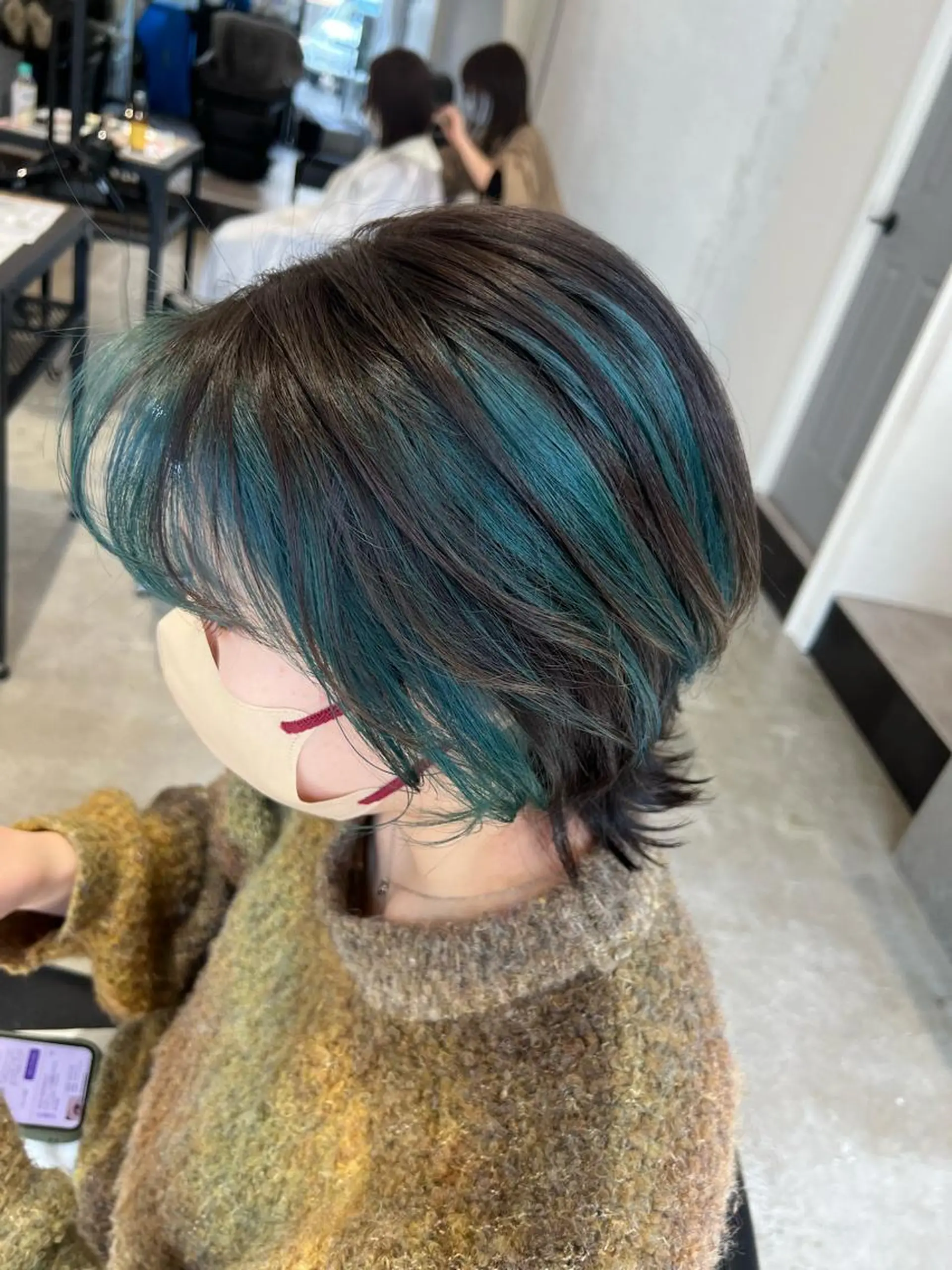 ミディアム 野原 ひかるのヘアスタイル