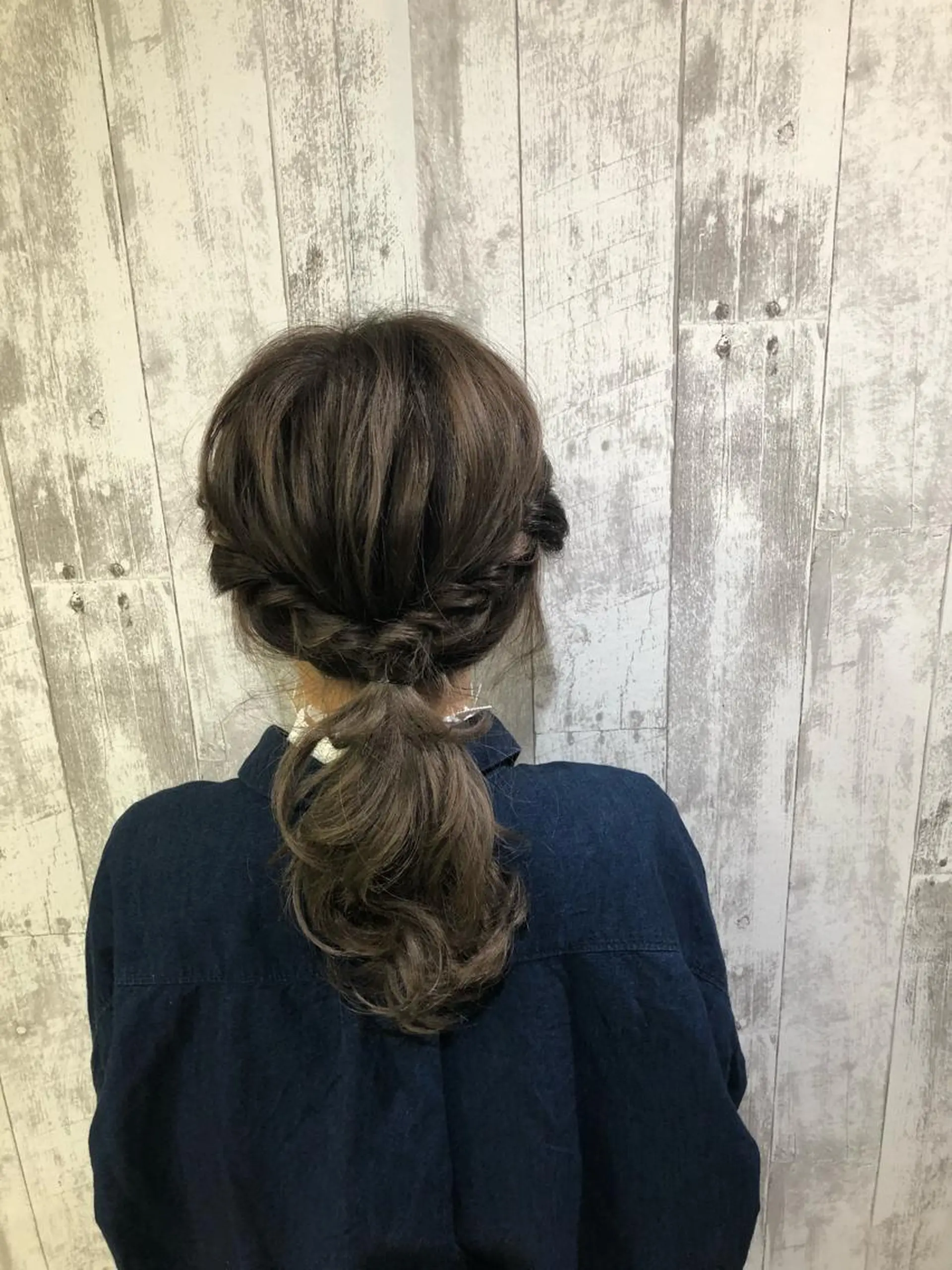 ミディアム カラー ヘアアレンジ ハイライトカラー ボブ ハイライト Agu  清尾 浩昭のヘアスタイル