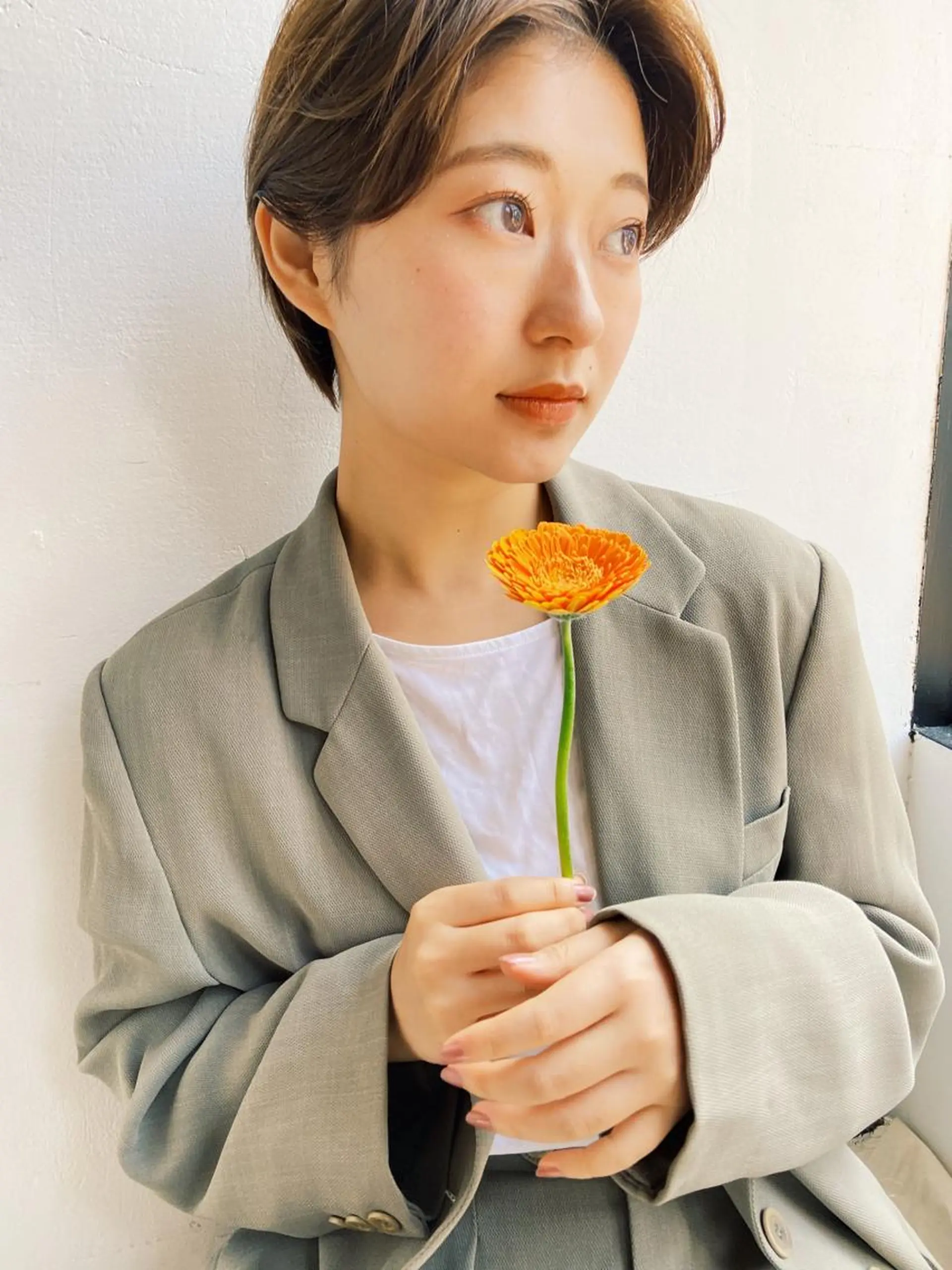 ショート カラー パーマ ヘアアレンジ メンズ キッズ ネイル マツエク・マツパ ショート/ボブ /パーマ🌿柏原良亮のヘアスタイル