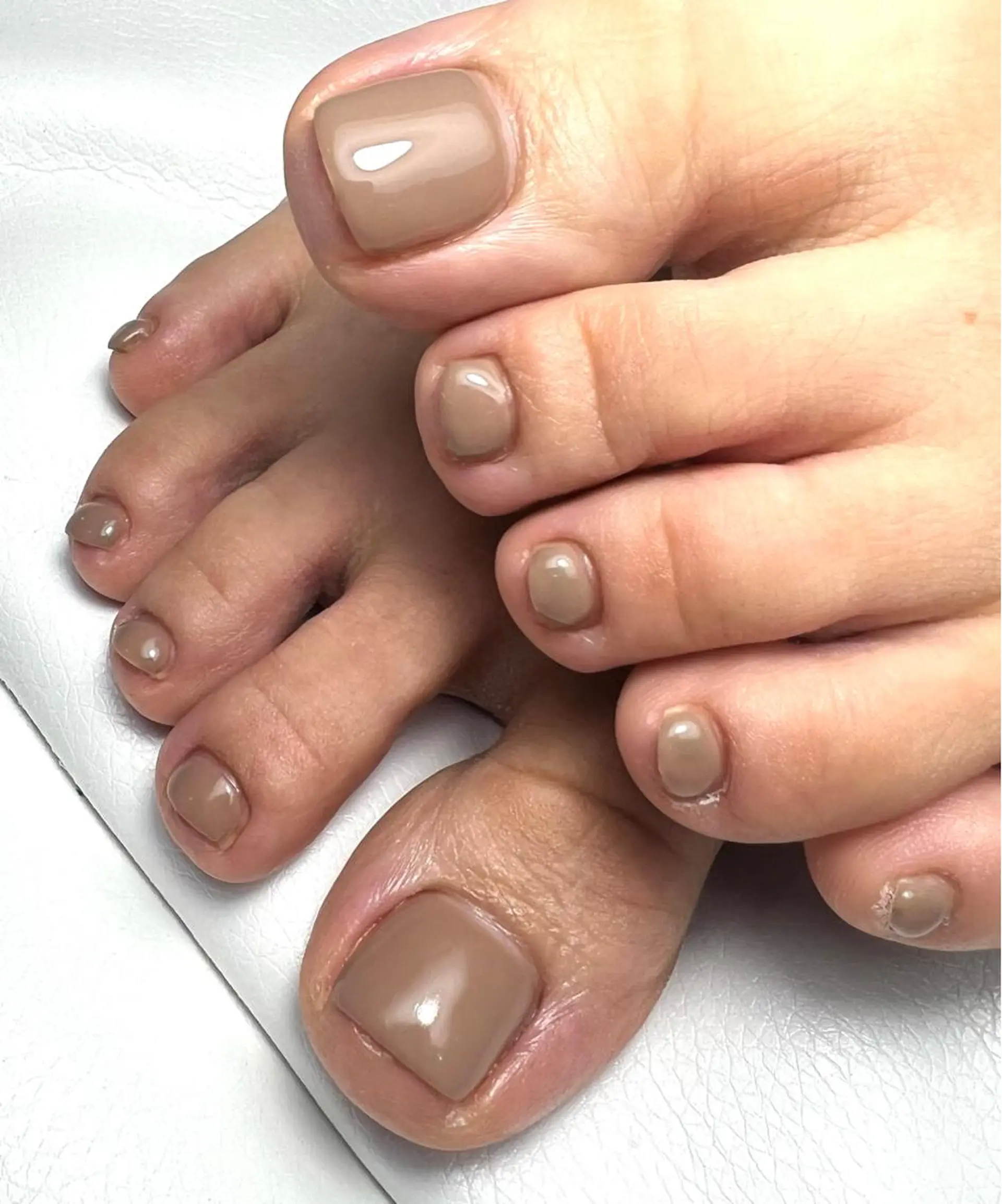 ネイル フットネイル ワンカラーネイル フットネイル Kanna Yuki カンナユキのネイルデザイン