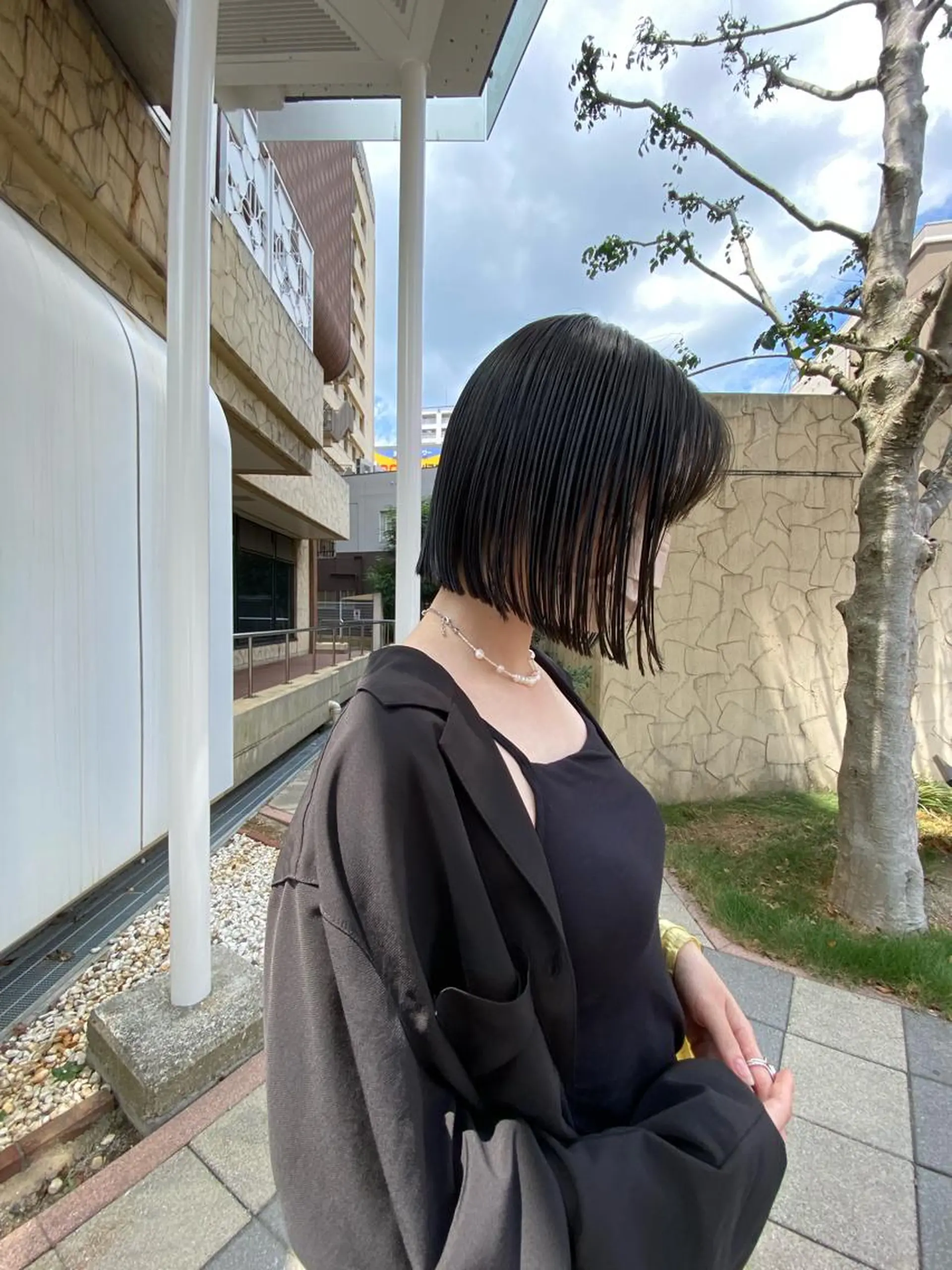 ショート ボブ カット ヘアカラー トリートメント ヘッドスパ Musiiik hairのヘアスタイル