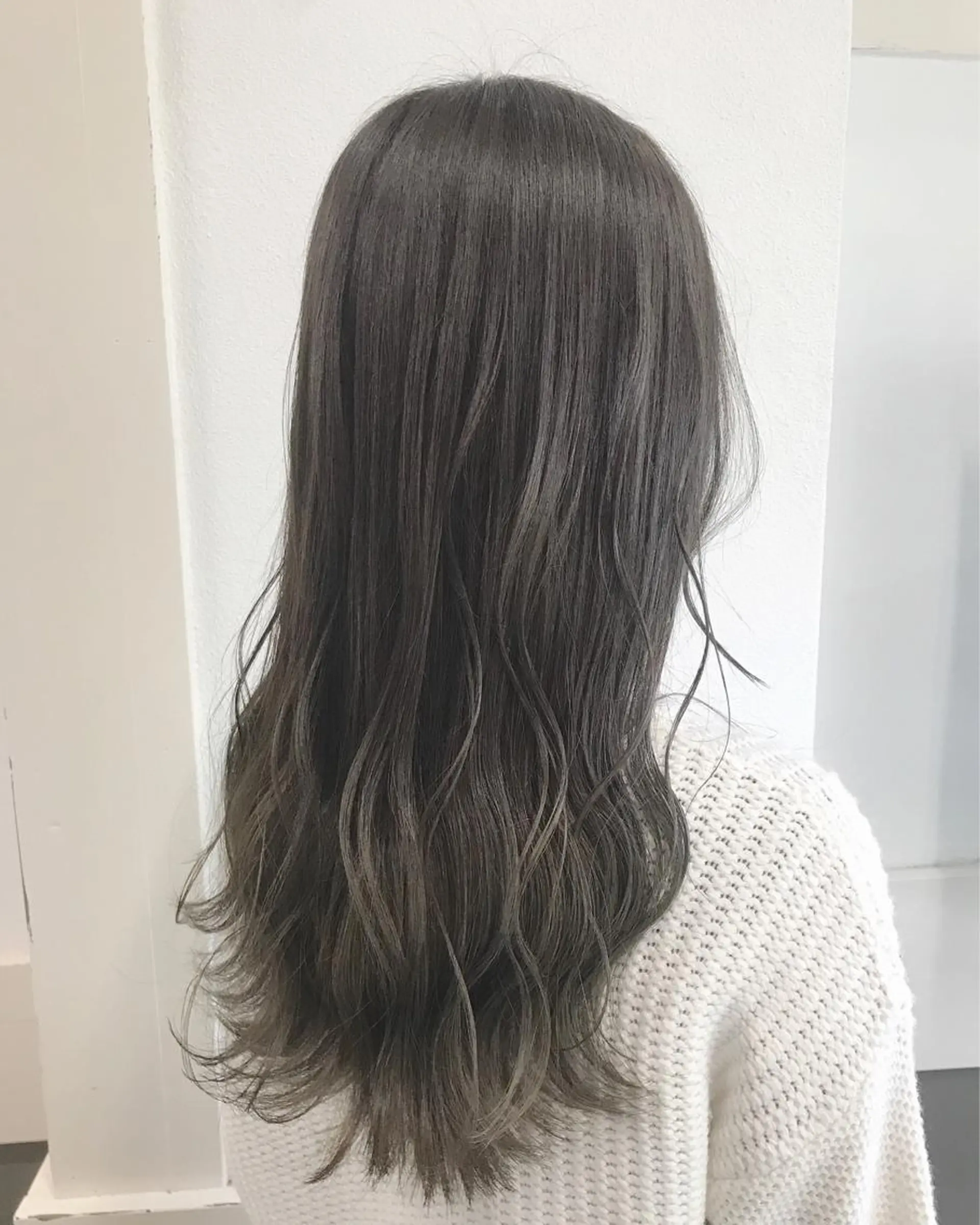 セミロング カラー ヘアアレンジ ブリーチ 透明感カラー グレージュ ブリーチなしカラー カット ヘアカラー トリートメント GiseL天神カラー 髪質改善/ブリーチのヘアスタイル