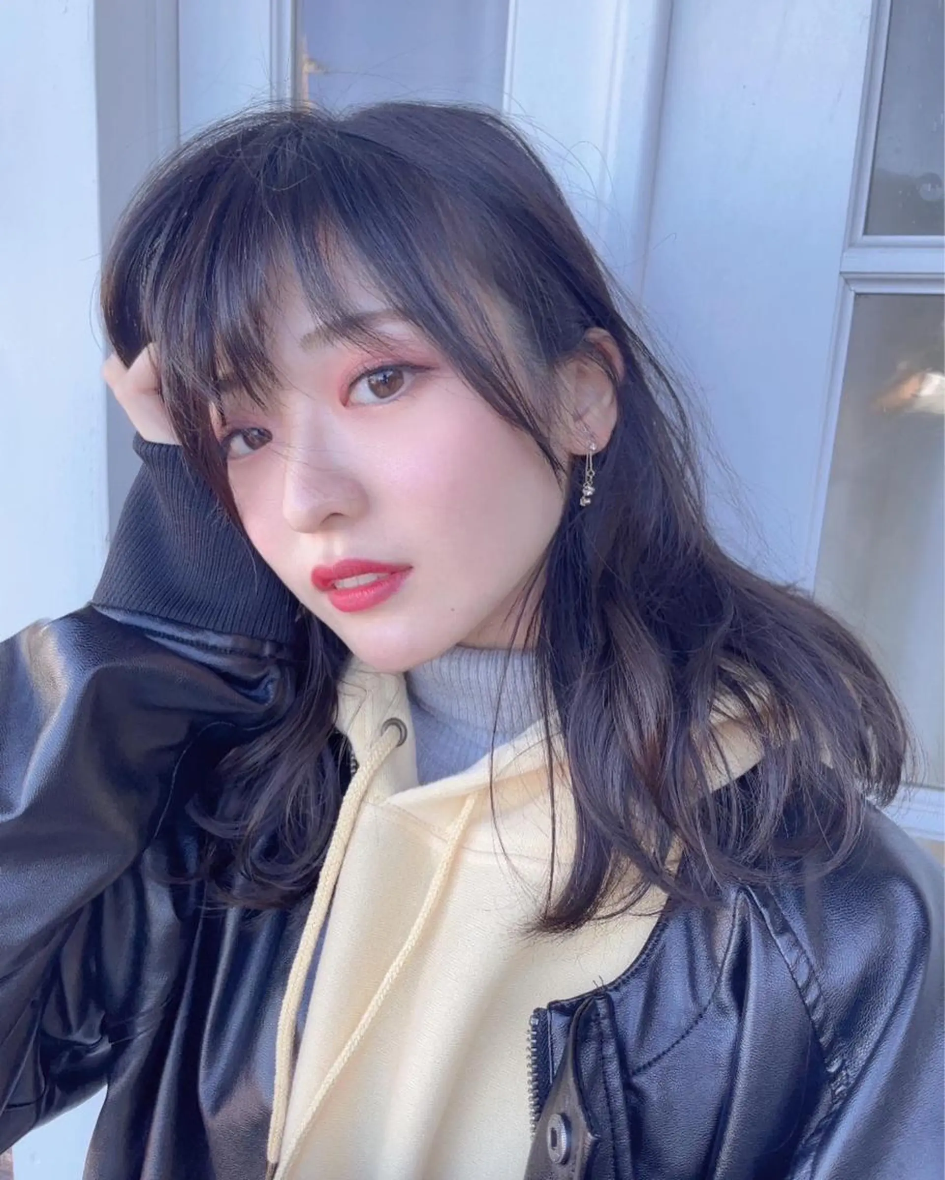 ミディアム 足立 悠輔のヘアスタイル