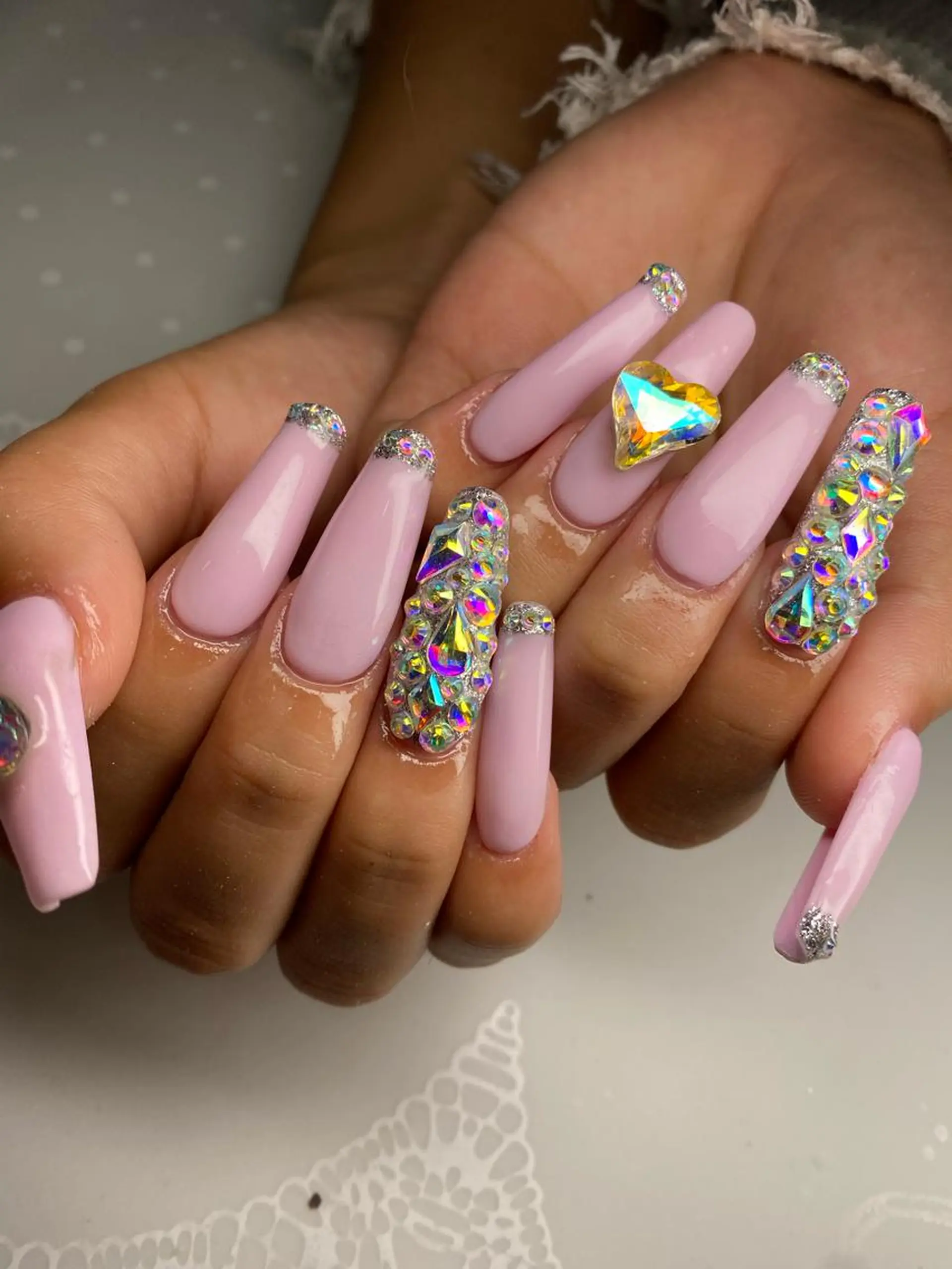 ロング ネイル nail salon azuのネイルデザイン