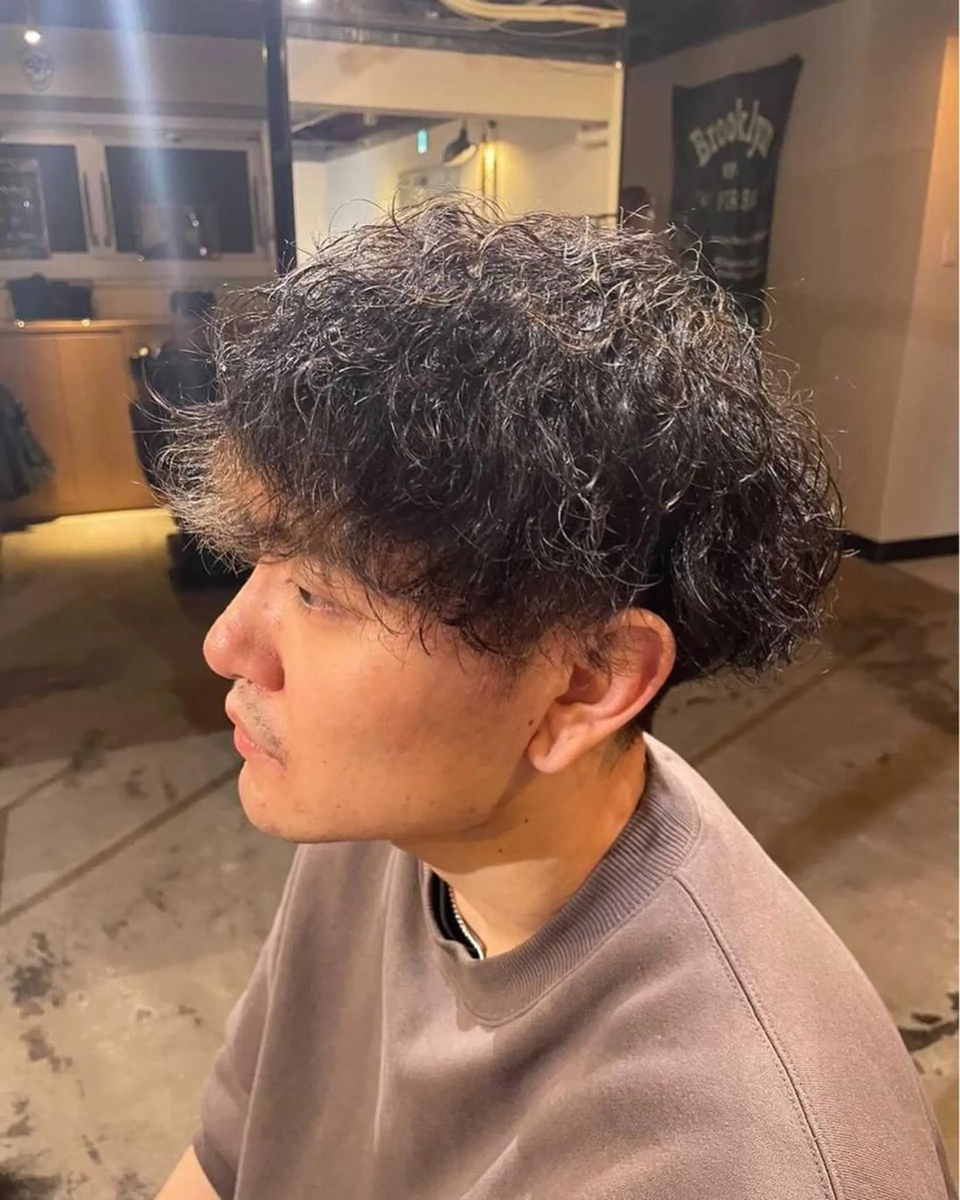 ショート パーマ カット パーマ メンズ特化✂︎ ✂︎sunのヘアスタイル
