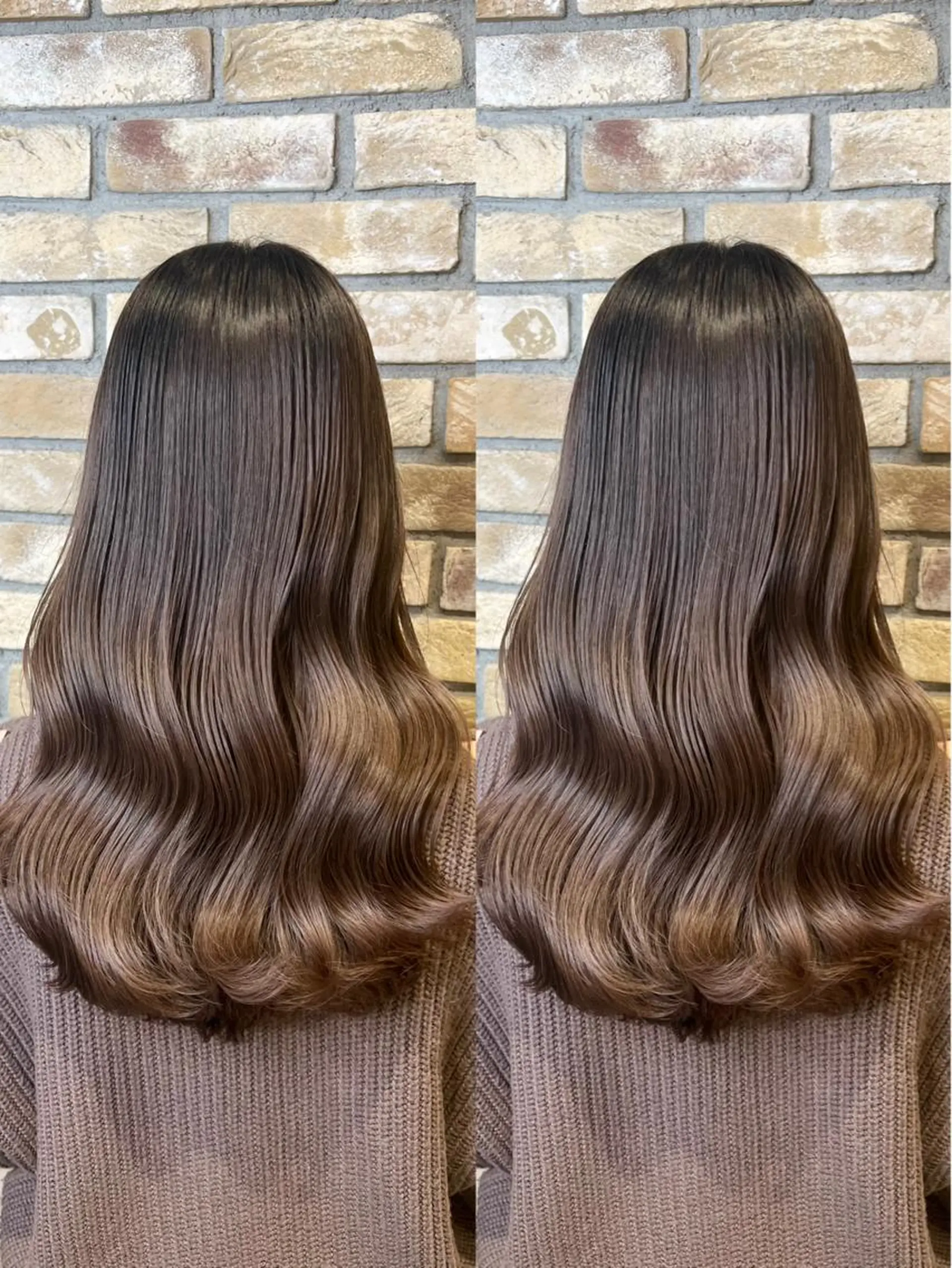 セミロング カット ヘアカラー トリートメント 🎀艶髪の達人 飯田啓奨🎀のヘアスタイル