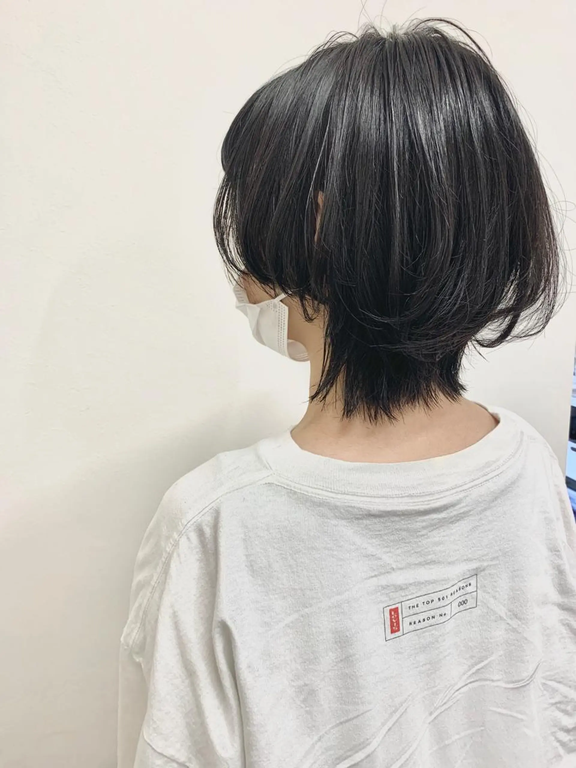 ショート カラー カット ヘアカラー トリートメント 肌に馴染む暗髪 梅田・増田のヘアスタイル