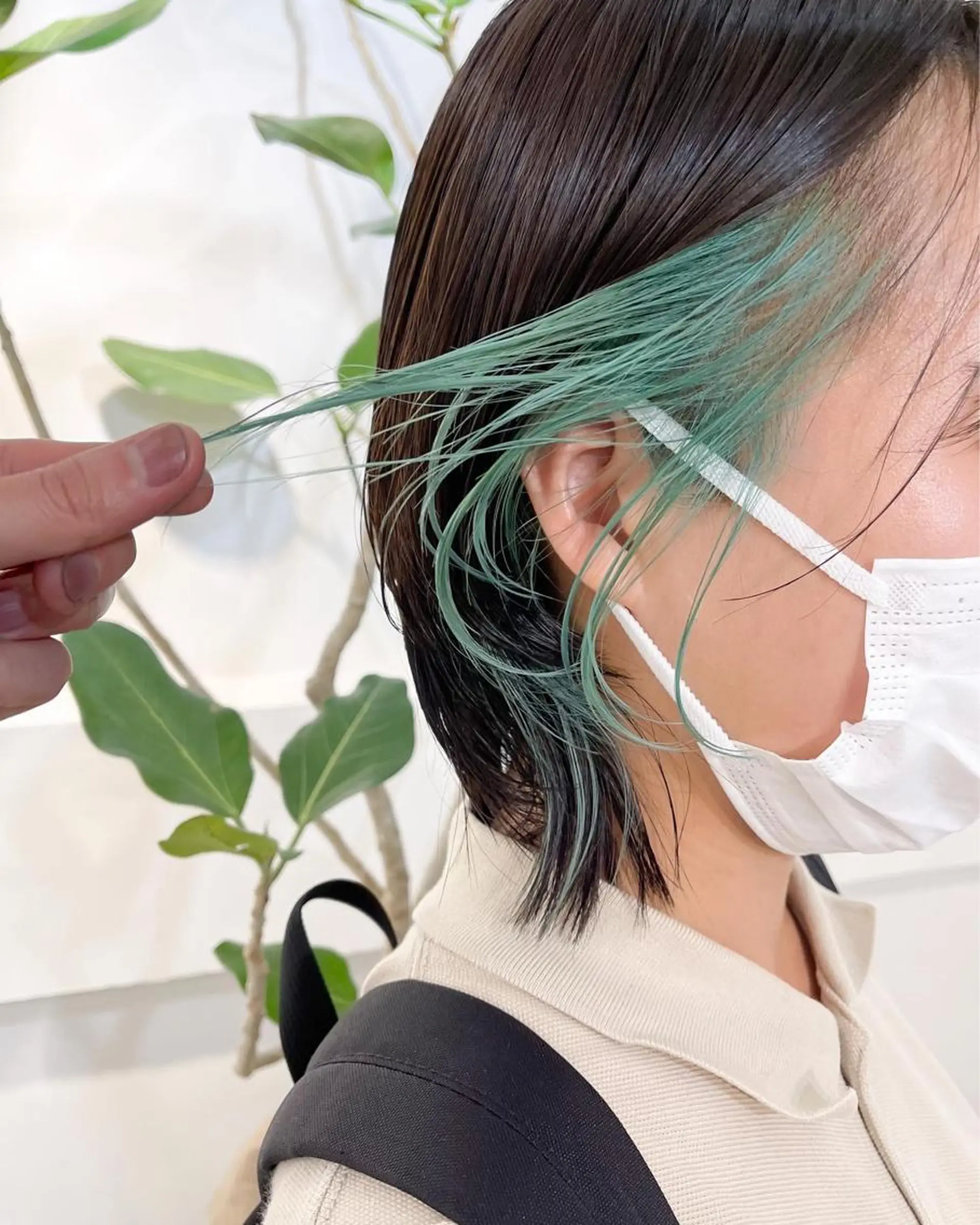 ミディアム カラー カット ヘアカラー トリートメント 川本 裕🌿のヘアスタイル