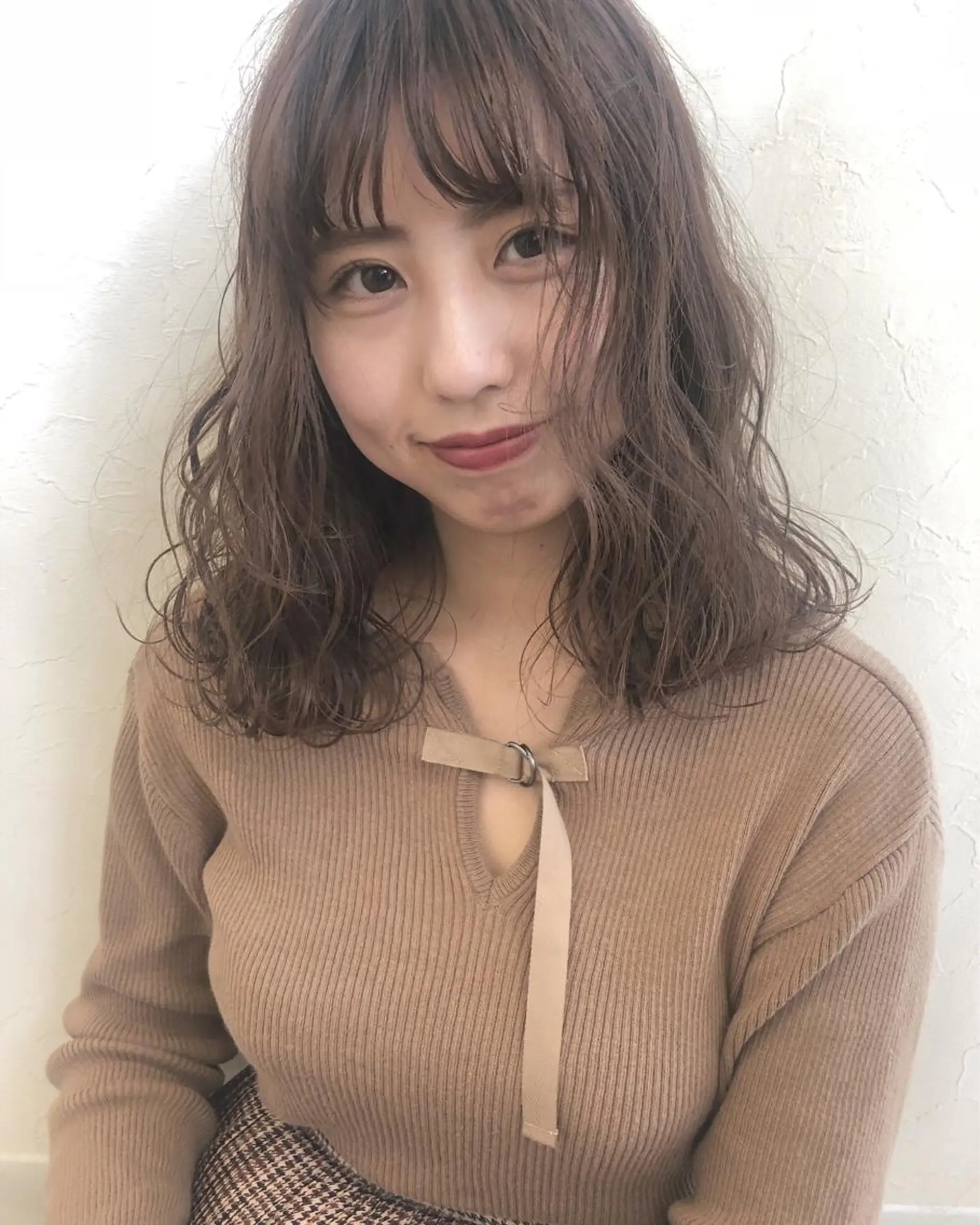 ミディアム カラー カット トリートメント nakahara madokaのヘアスタイル