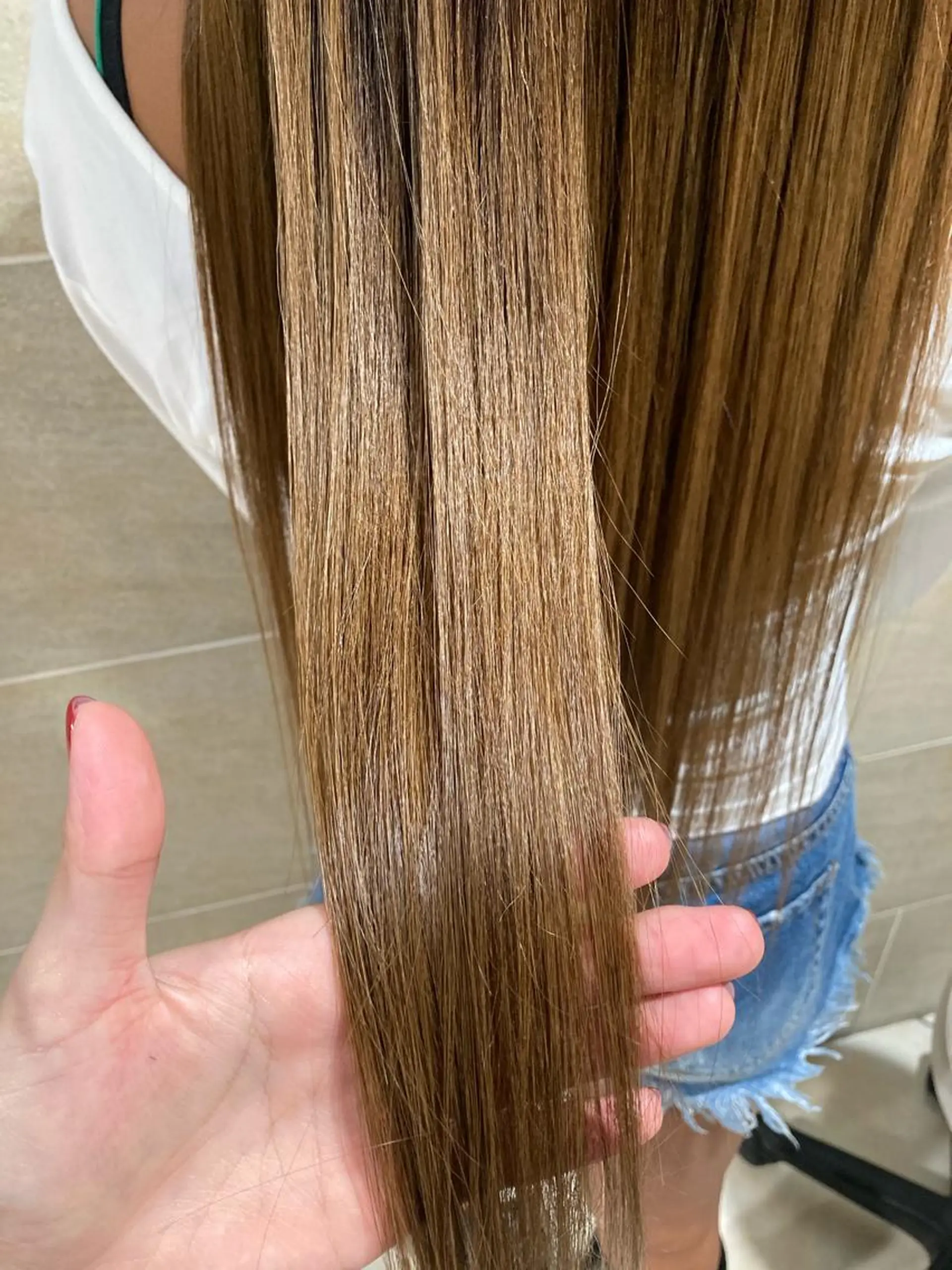 ロング トリートメント 酸熱トリートメント トリートメント 宮原 佳苗のヘアスタイル