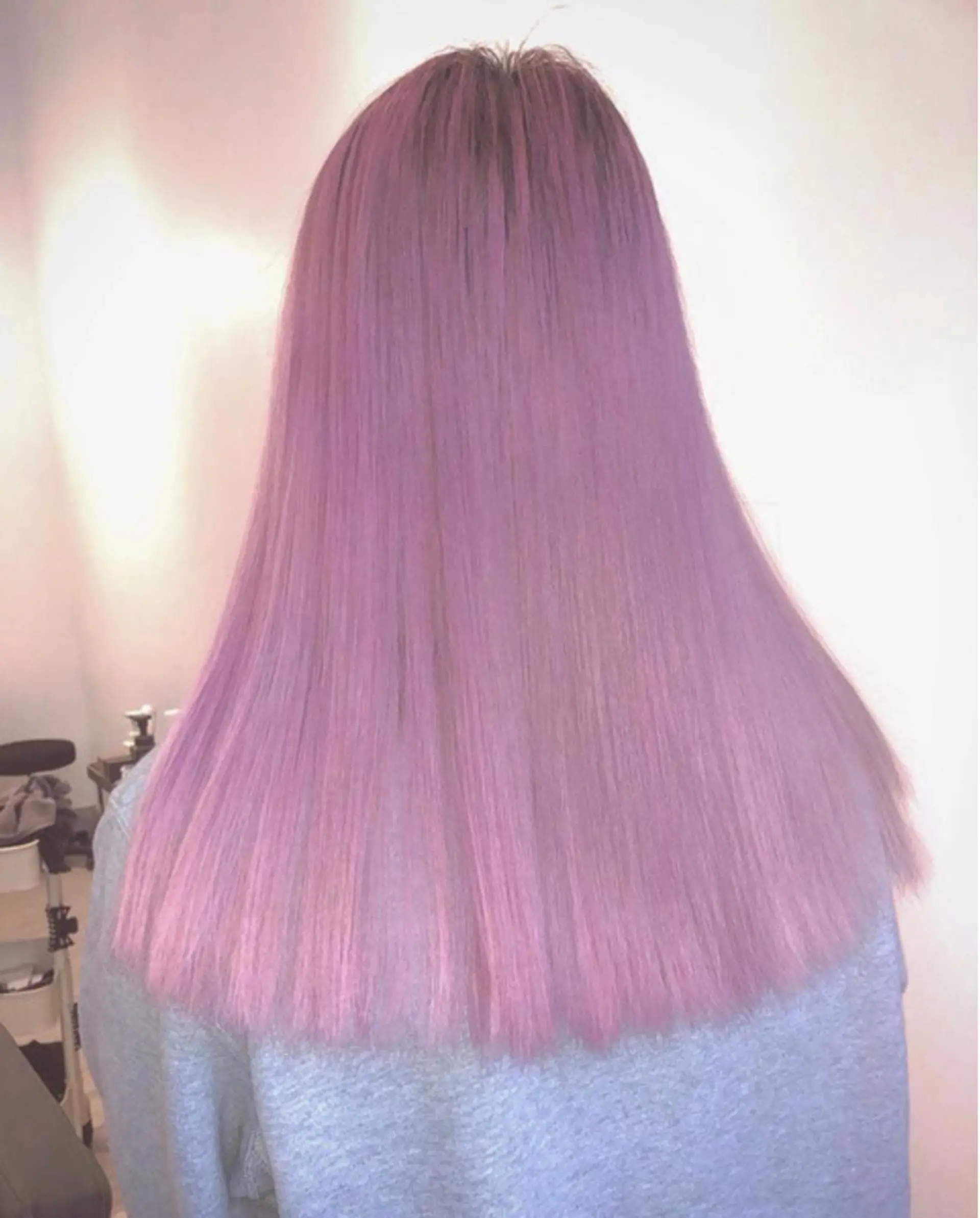 ロング カラー バレイヤージュ ブリーチ 透明感カラー ダブルカラー グレージュ ハイトーン×髪質改善 KENTAのヘアスタイル