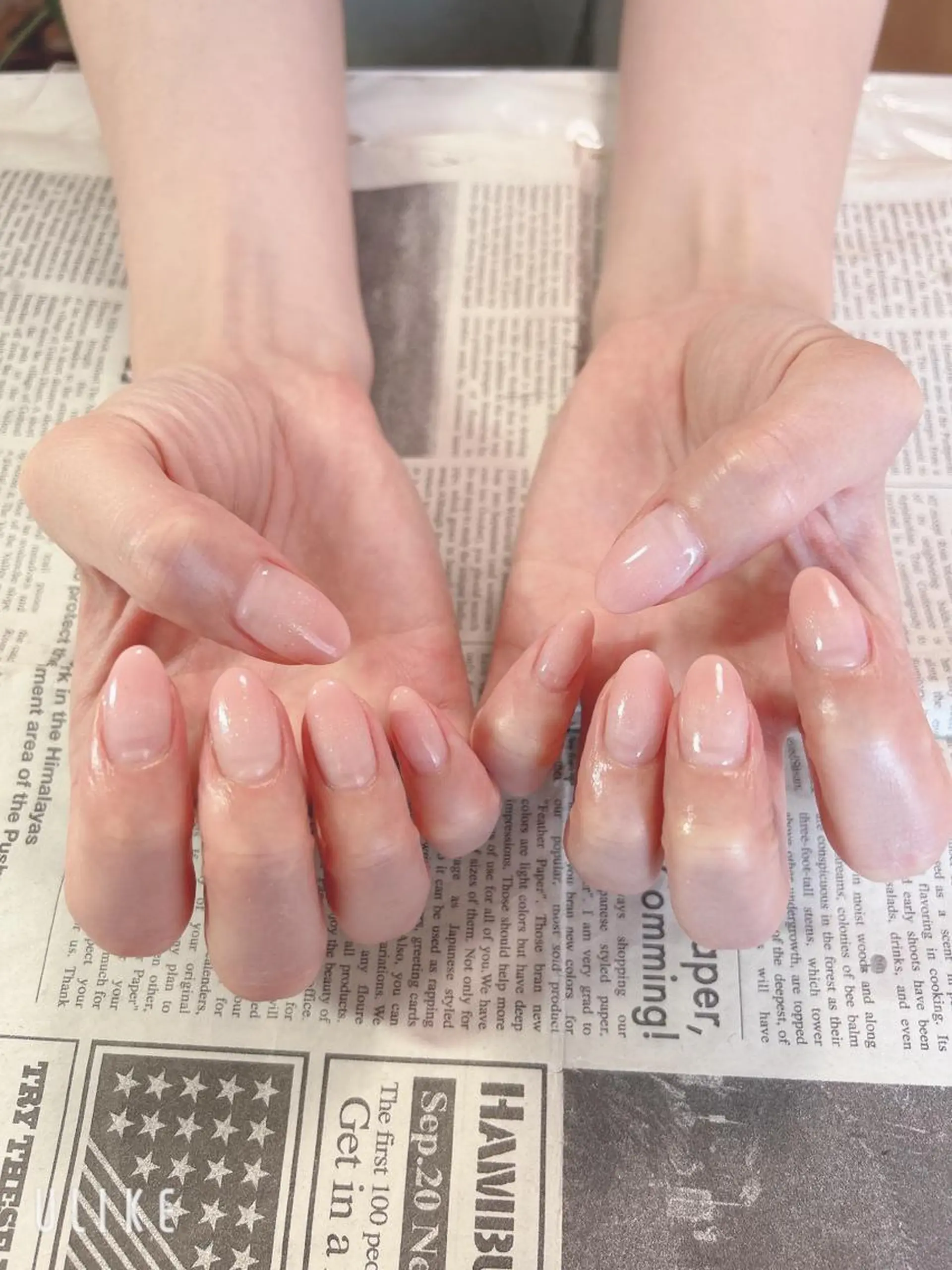 ネイル グラデーション ハンドネイル ハンドケア 森山 舞のネイルデザイン