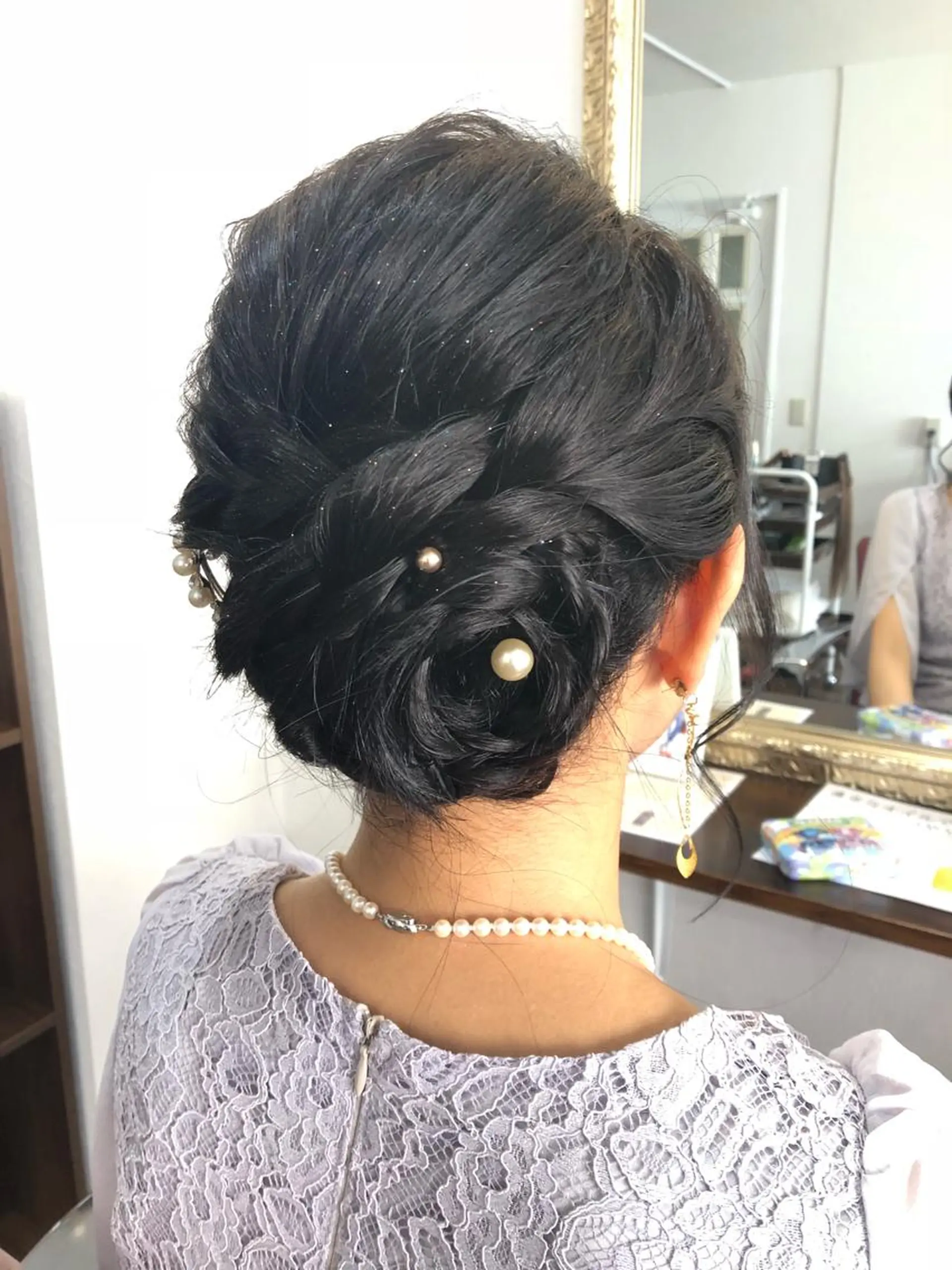 ミディアム ヘアセット Wakita Masakiのヘアスタイル