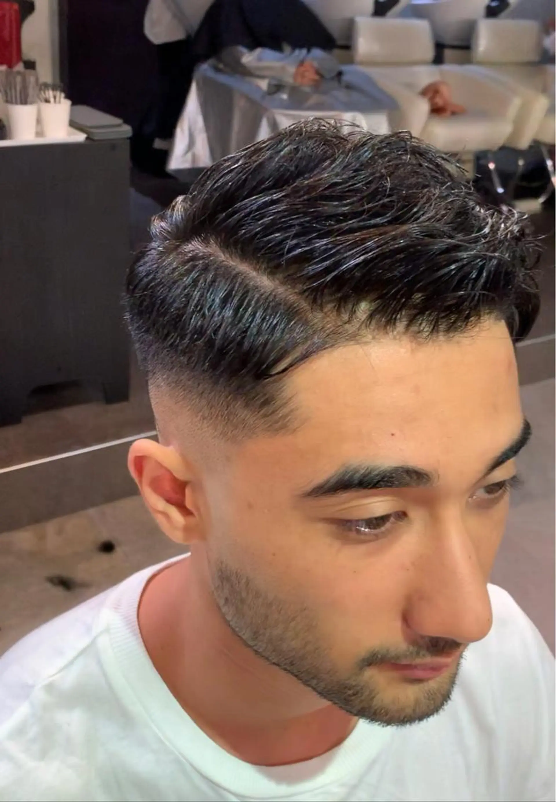 ショート メンズ トリートメント 及川シゲル 髪質改善講師のヘアスタイル