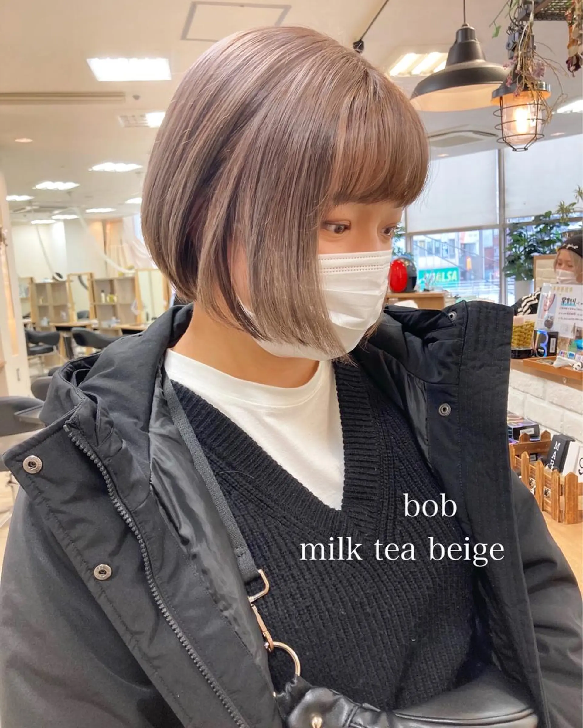 ショート カラー 切りっぱなしボブ ショートボブ ハンサムショート ベージュカラー ブリーチ カット ヘアカラー トリートメント 初めてのショート お任せください✂️のヘアスタイル