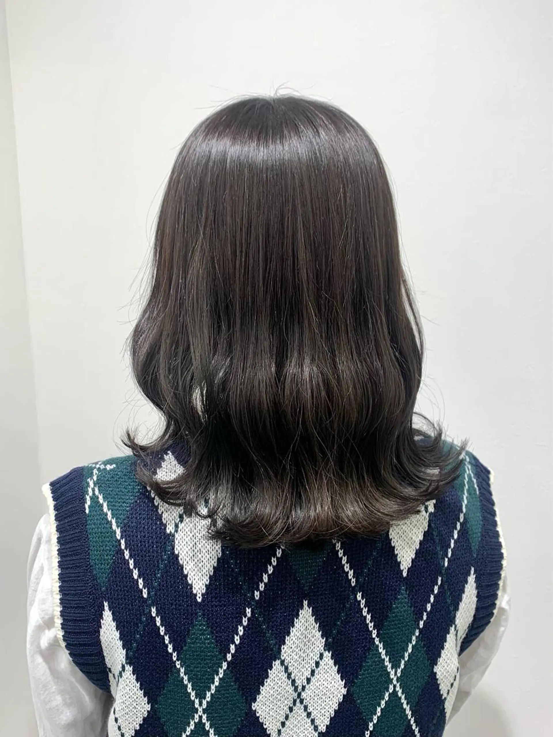 ミディアム カラー レイヤー ハイトーン 暖色⭐︎KANAKOのヘアスタイル