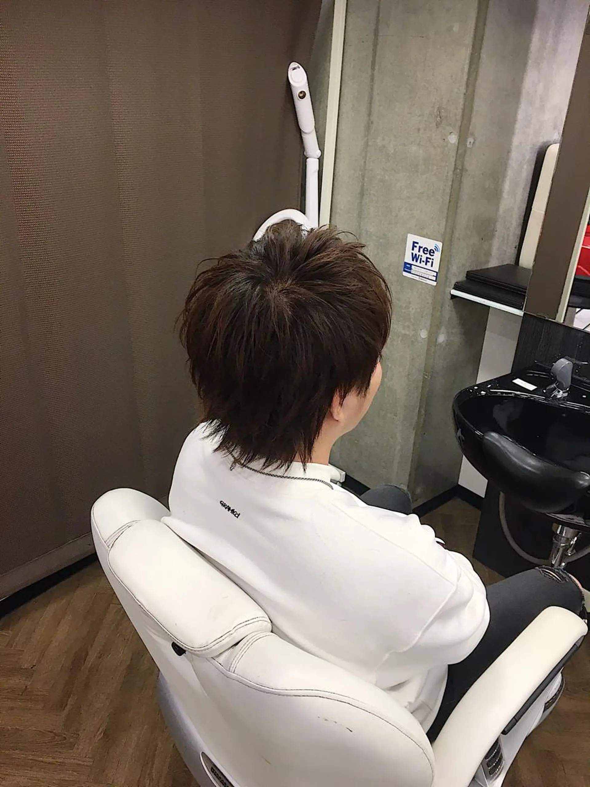 ミディアム カラー メンズ カット ヘアカラー 前田賢生 ご新規様はNGのヘアスタイル