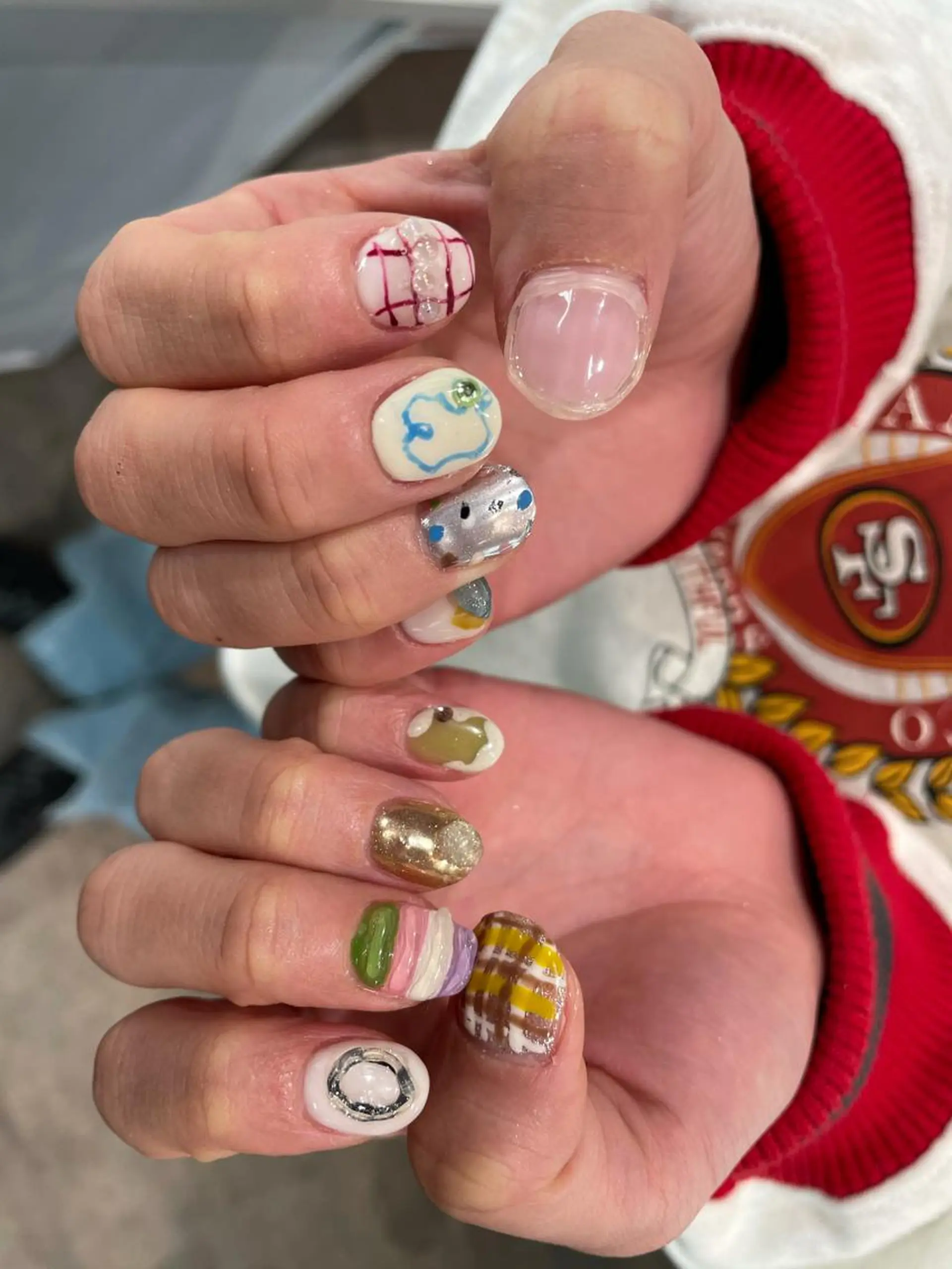 ネイル 持ち込み ハンドネイル ナチュラル透明感🌱 小山美樹子のヘアスタイル