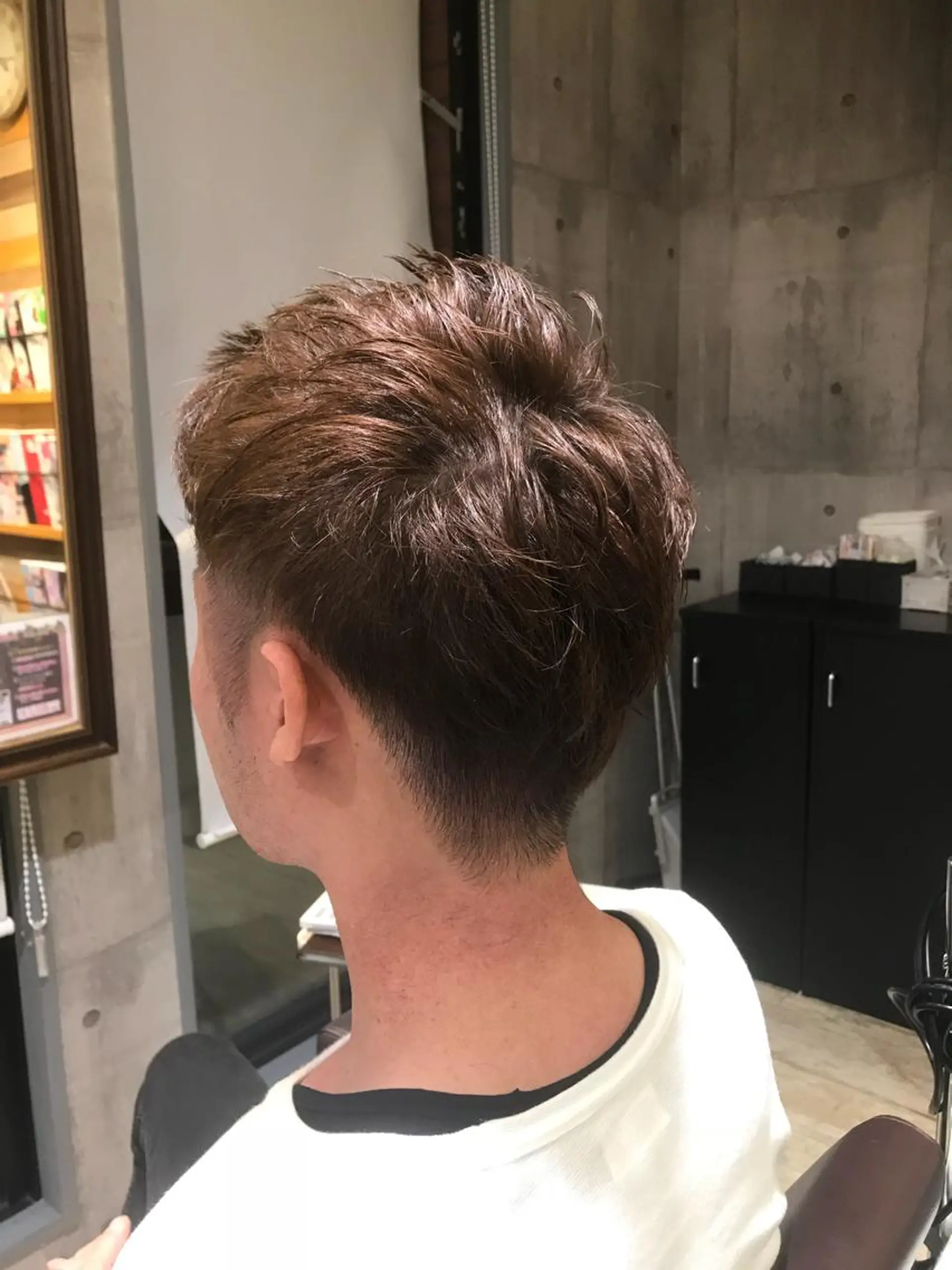 ショート カラー パーマ ヘアアレンジ メンズ キッズ ネイル マツエク・マツパ EnBlesS西宮 マンツーマン神道有基のヘアスタイル