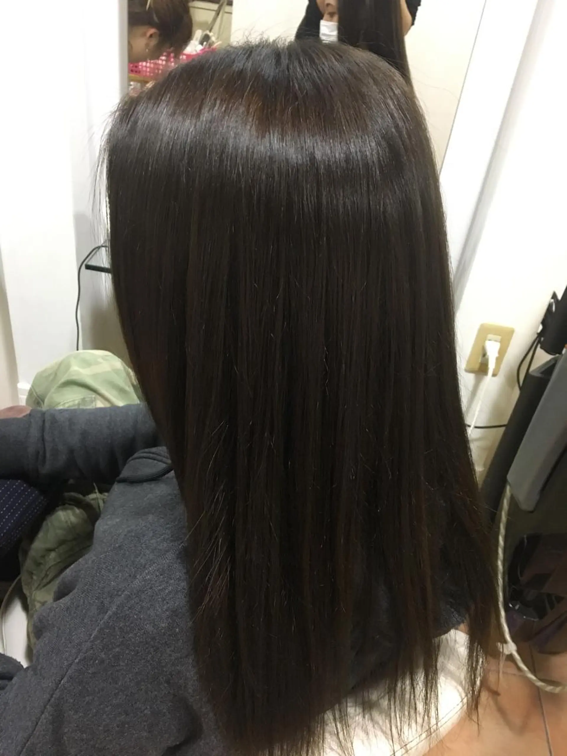 ロング カラー ブルーカラー ブルージュ 横浜ブリーチムラ直し ハイトーン/ブリーチのヘアスタイル