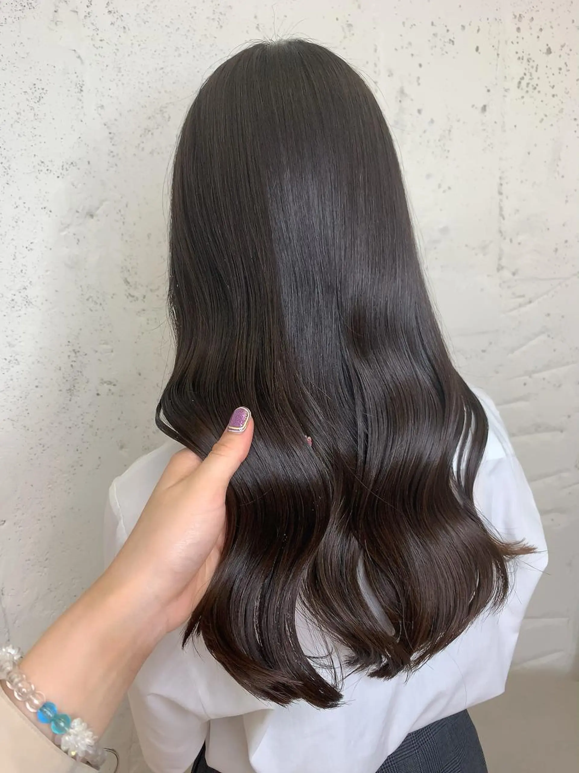 ロング カラー カット ヘアカラー トリートメント 透明感ハイトーン🦄 キラ🌈のヘアスタイル