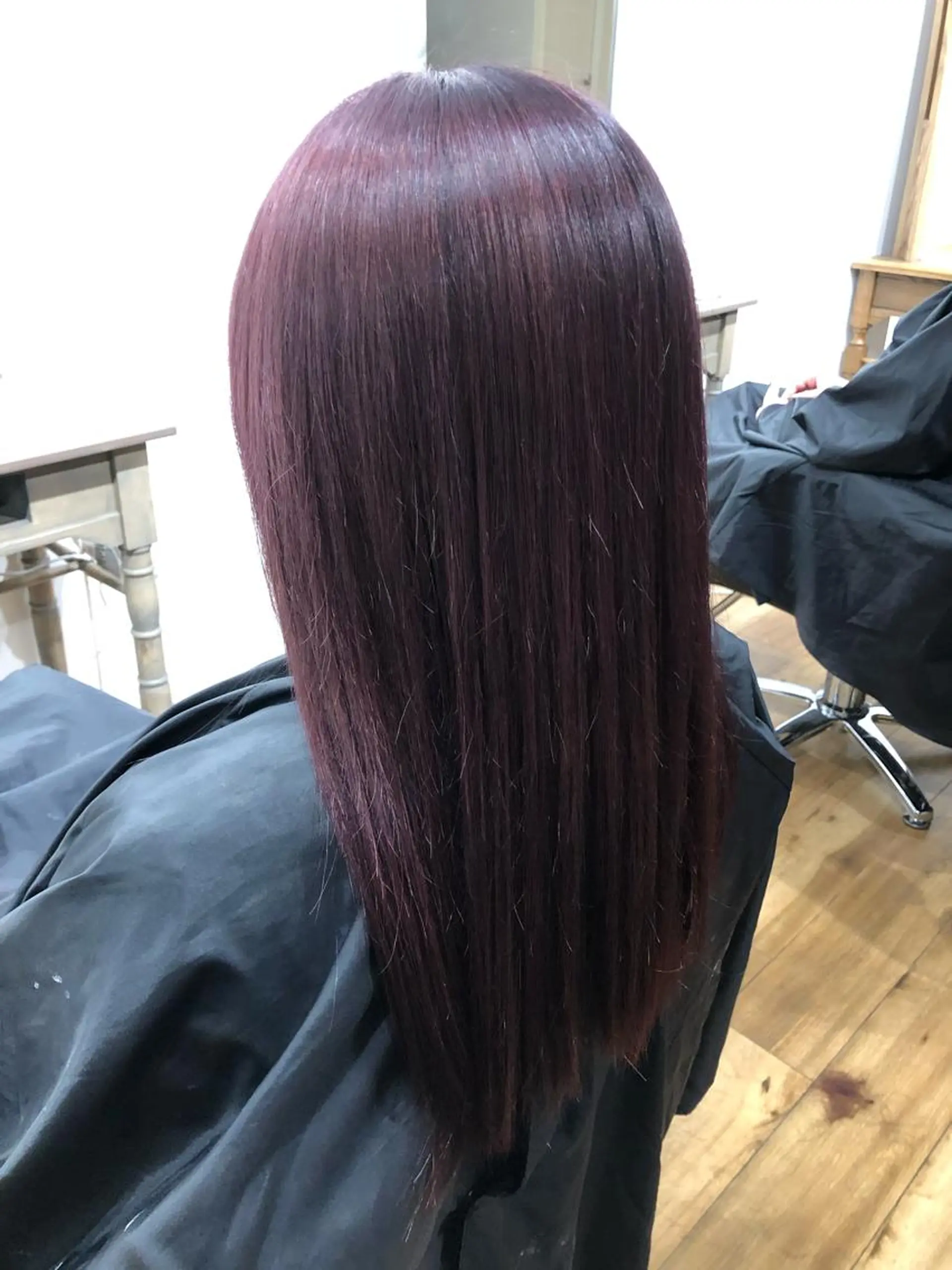 ロング カラー ピンクカラー ヘアカラー トリートメント ブリーチ特化 梅田本多翔のヘアスタイル