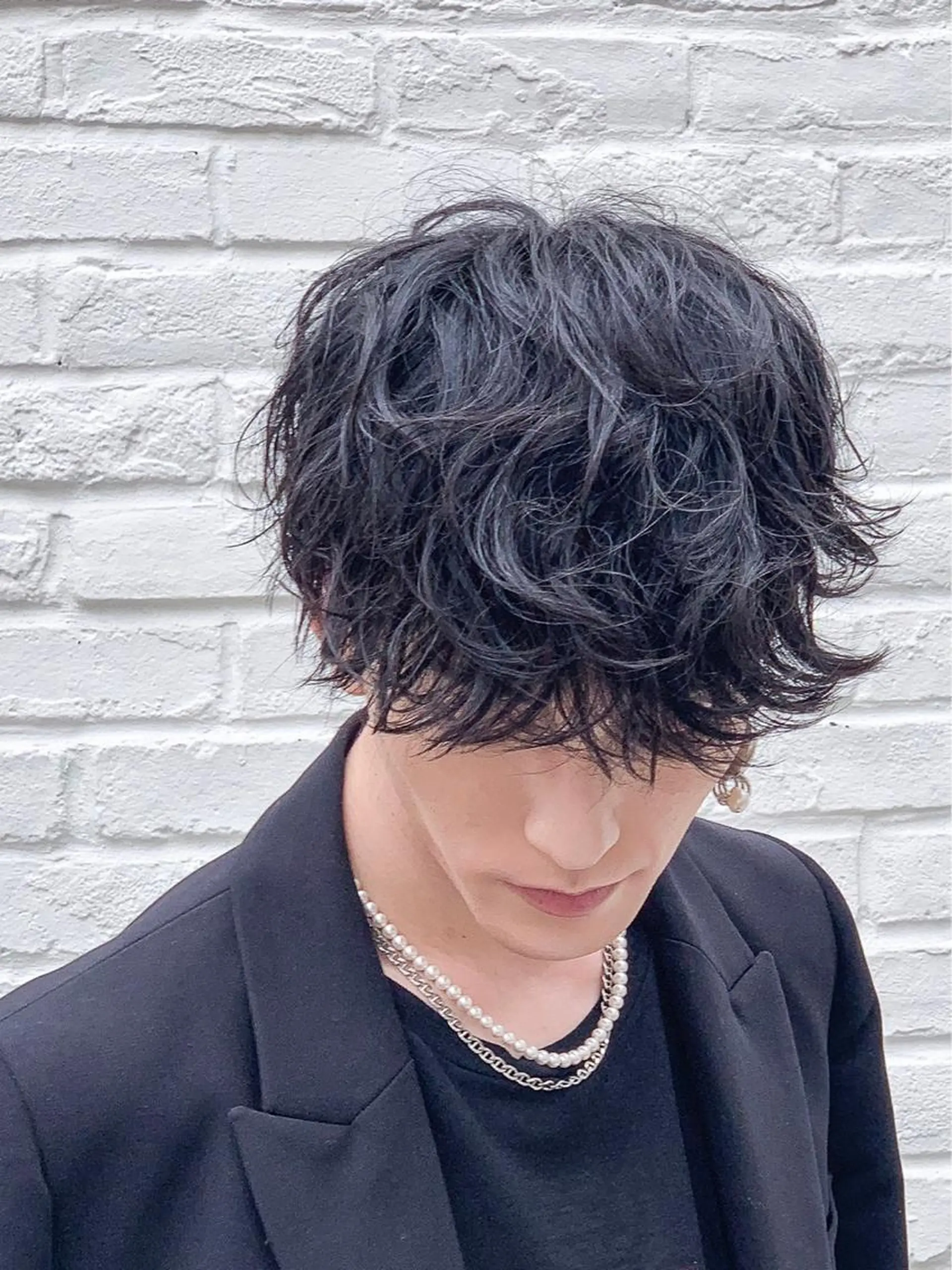 パーマ メンズ マッシュ メンズパーマ スパイラルパーマ メンズ特化🔥 渡邉愛斗のヘアスタイル