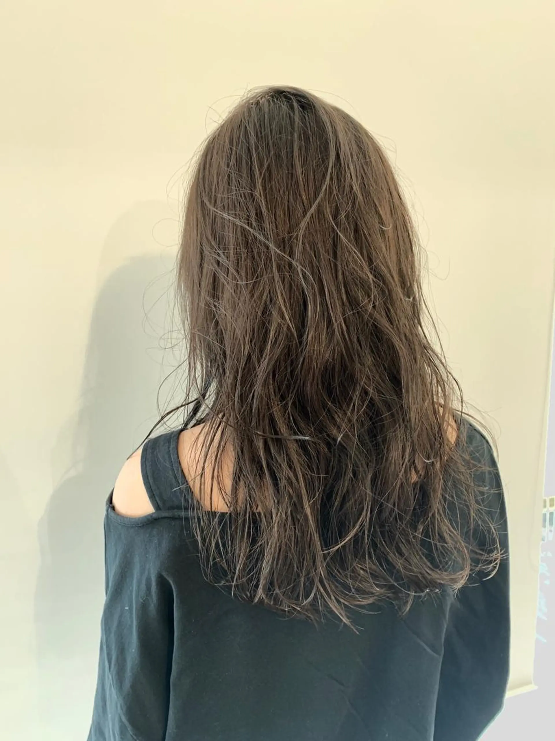 セミロング カラー パーマ ヘアアレンジ 加藤 綾華のヘアスタイル