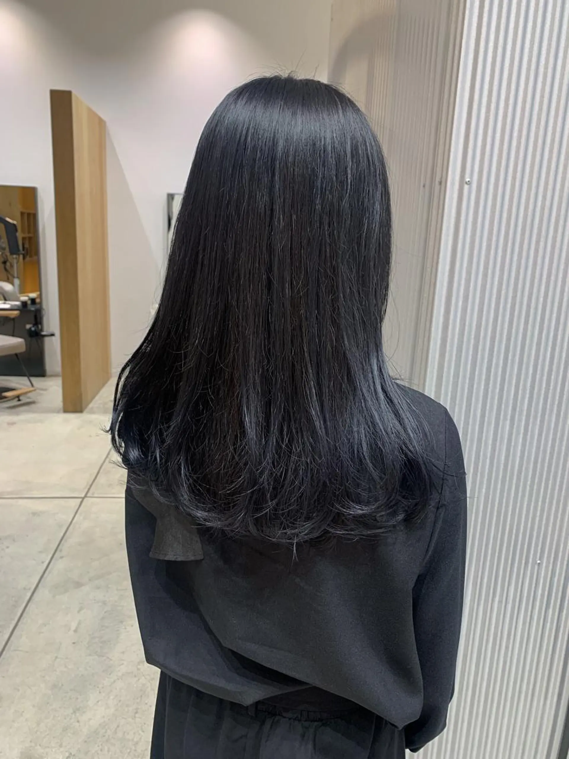 セミロング カラー ヘアアレンジ ヘアカラー トリートメント yuka .のヘアスタイル