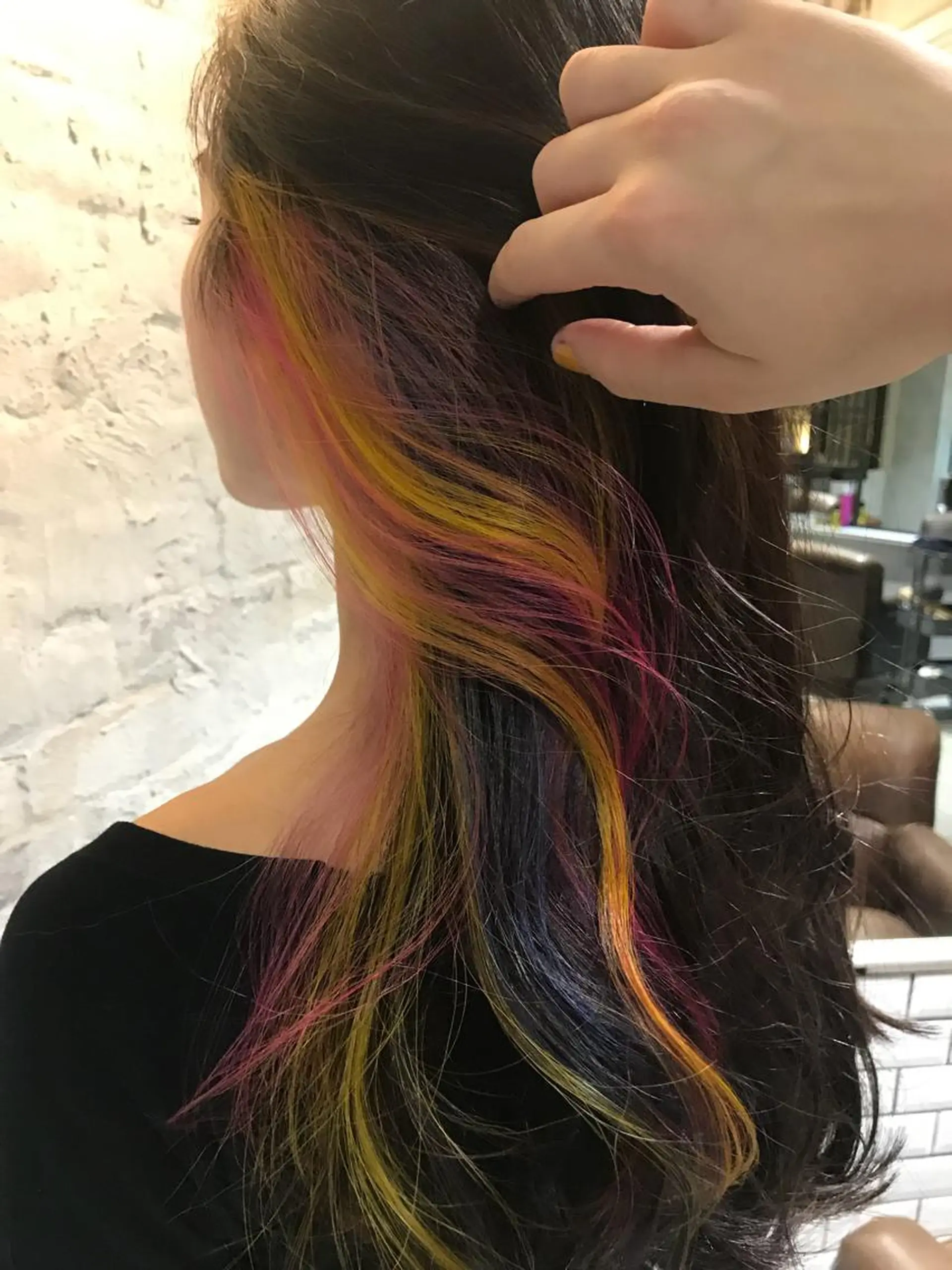 ロング カラー ユニコーンカラー ロング 悩み解決/艶髪/ LISAのヘアスタイル