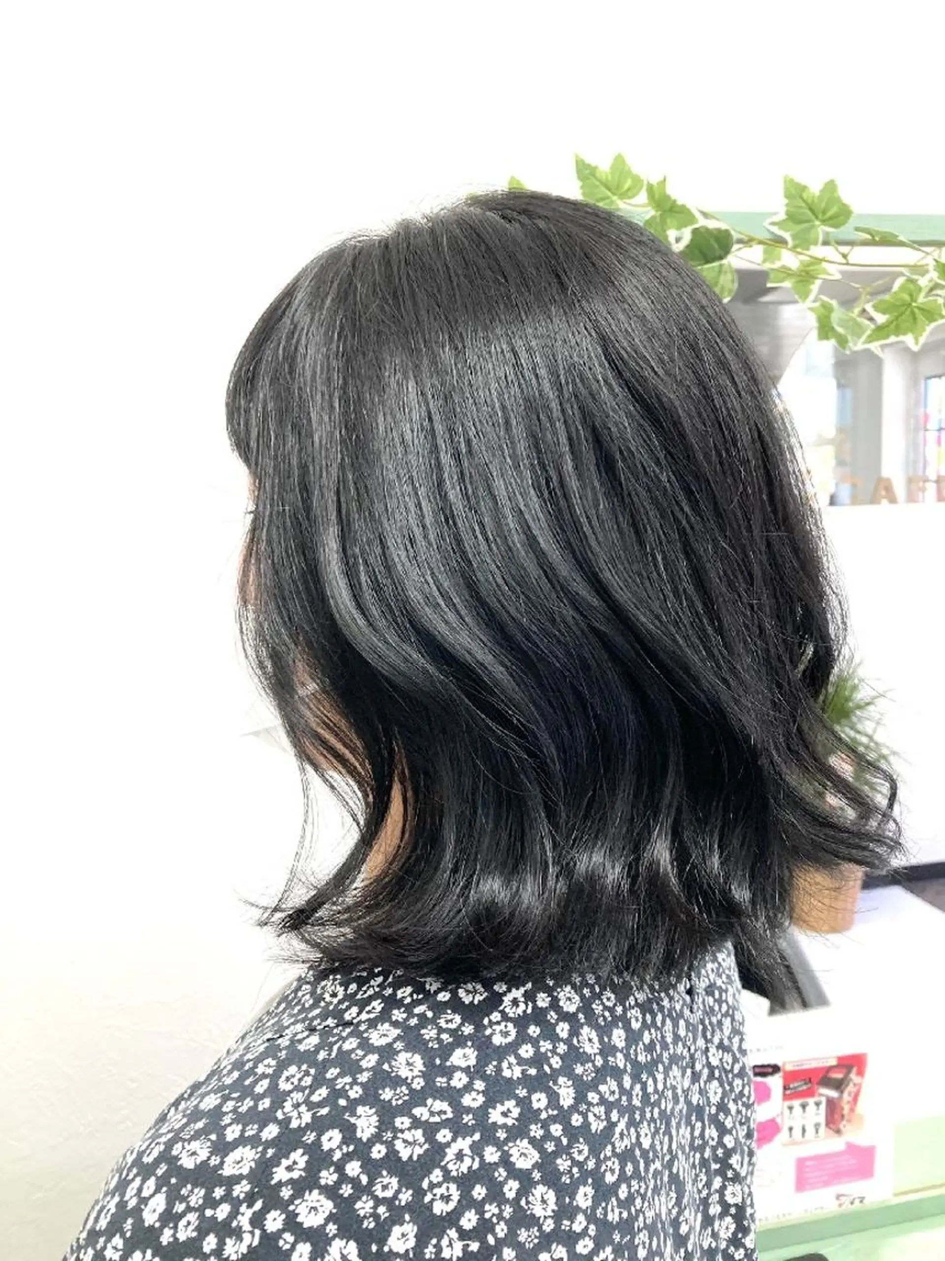 ミディアム カラー パーマ ヘアアレンジ ブルーカラー カット トリートメント 髪質改善✧︎カラー 💎AIM【アイム】のヘアスタイル