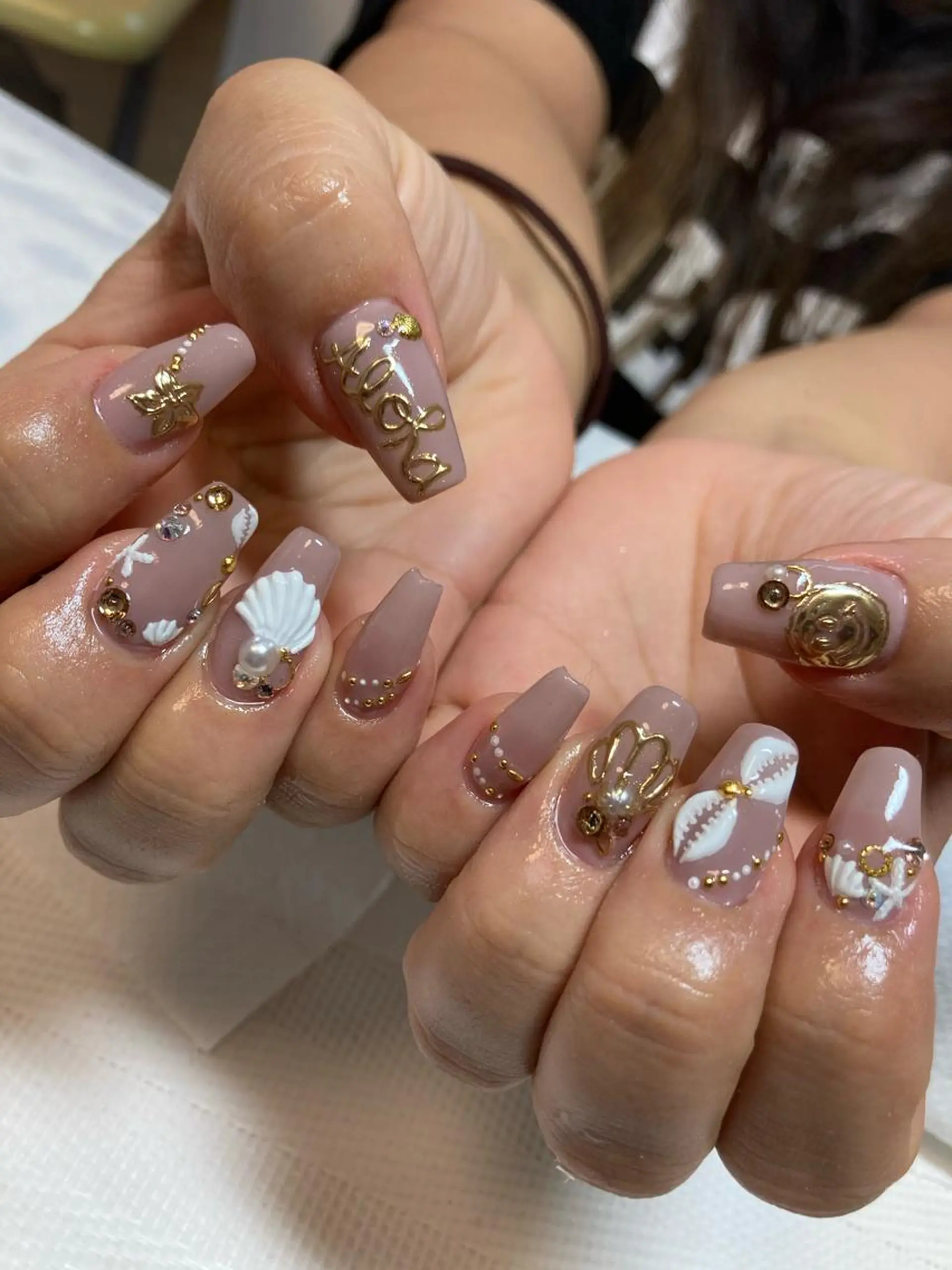 ネイル ハンドネイル rukianail 新里のネイルデザイン