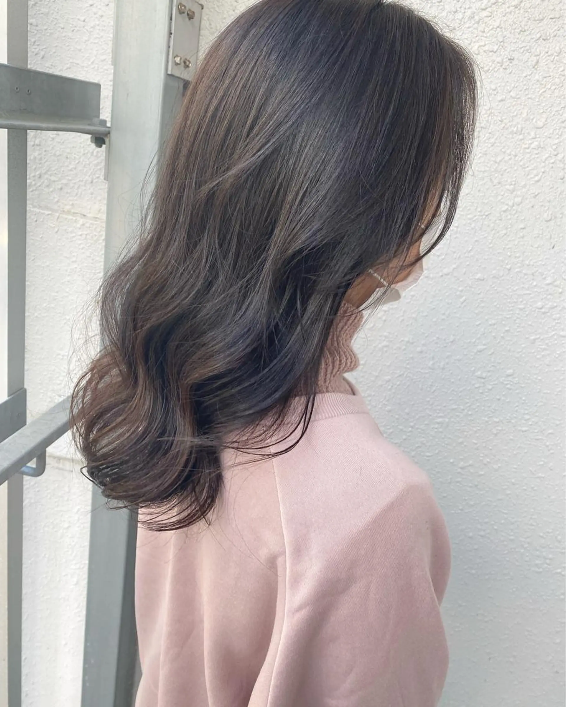 ロング カラー 後藤紗英/髪質改善 /オリーブベージュのヘアスタイル