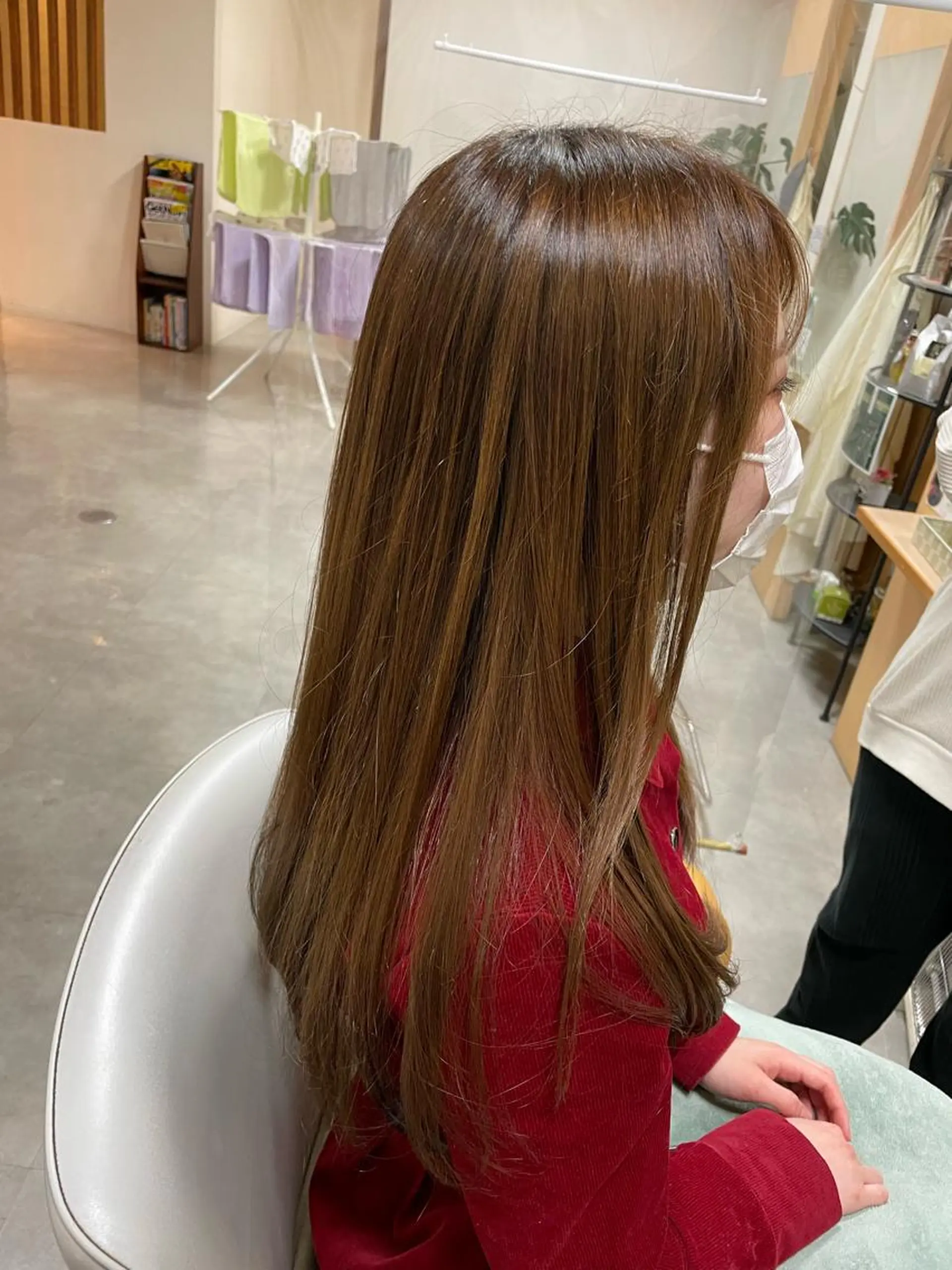 ロング カラー カット トリートメント Ren 韓国風のヘアスタイル