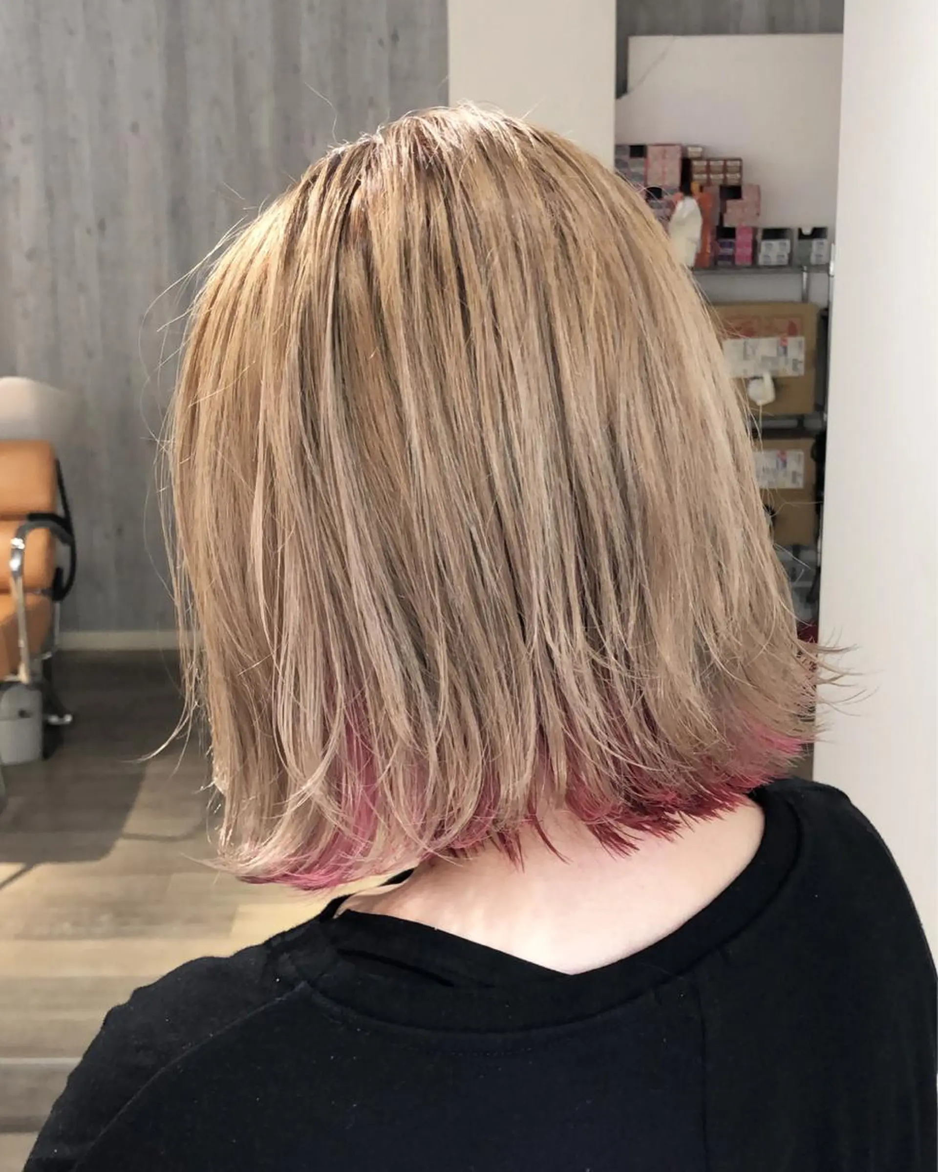 ショート カラー エフェクトブリーチ/ 大阪/タカハシユウキのヘアスタイル