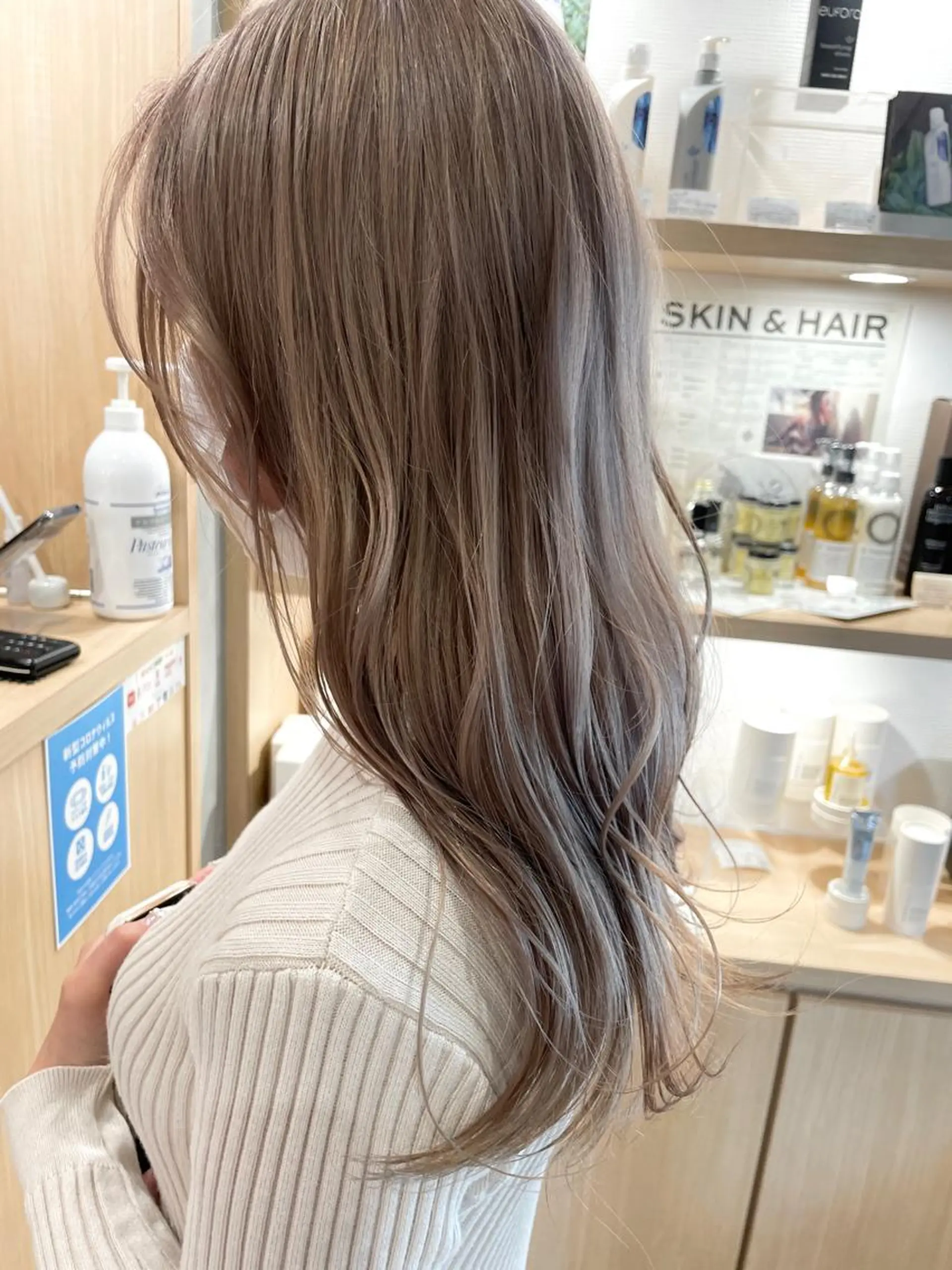 ロング ヘアカラー トリートメント 城　健太郎 💎ハイトーンのヘアスタイル